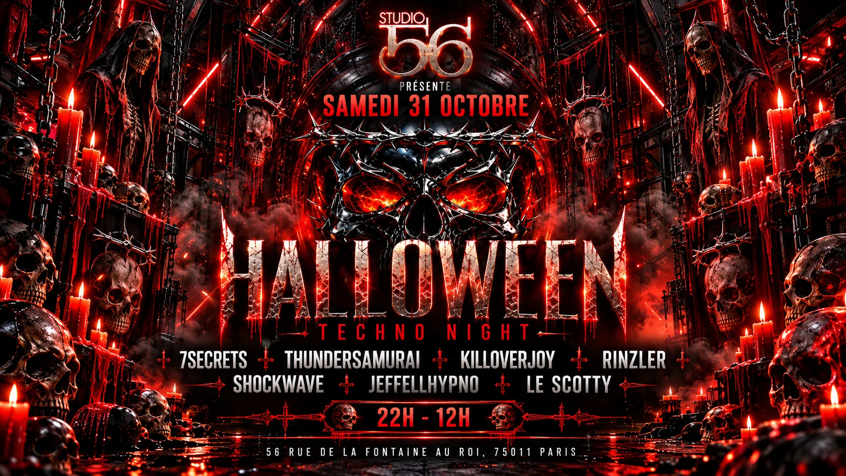 Halloween Techno Night Cover