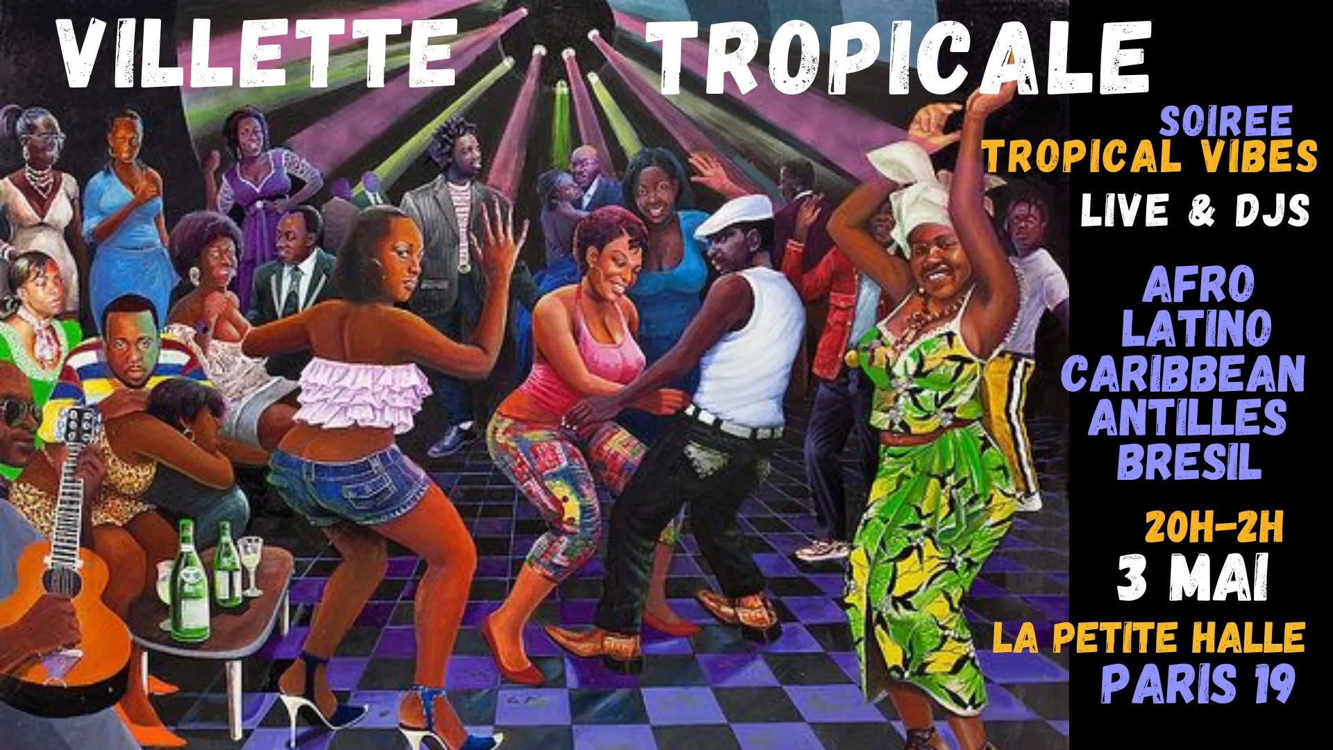 Villette Tropicale 3/5 Live + Dj À La Petite Halle Cover
