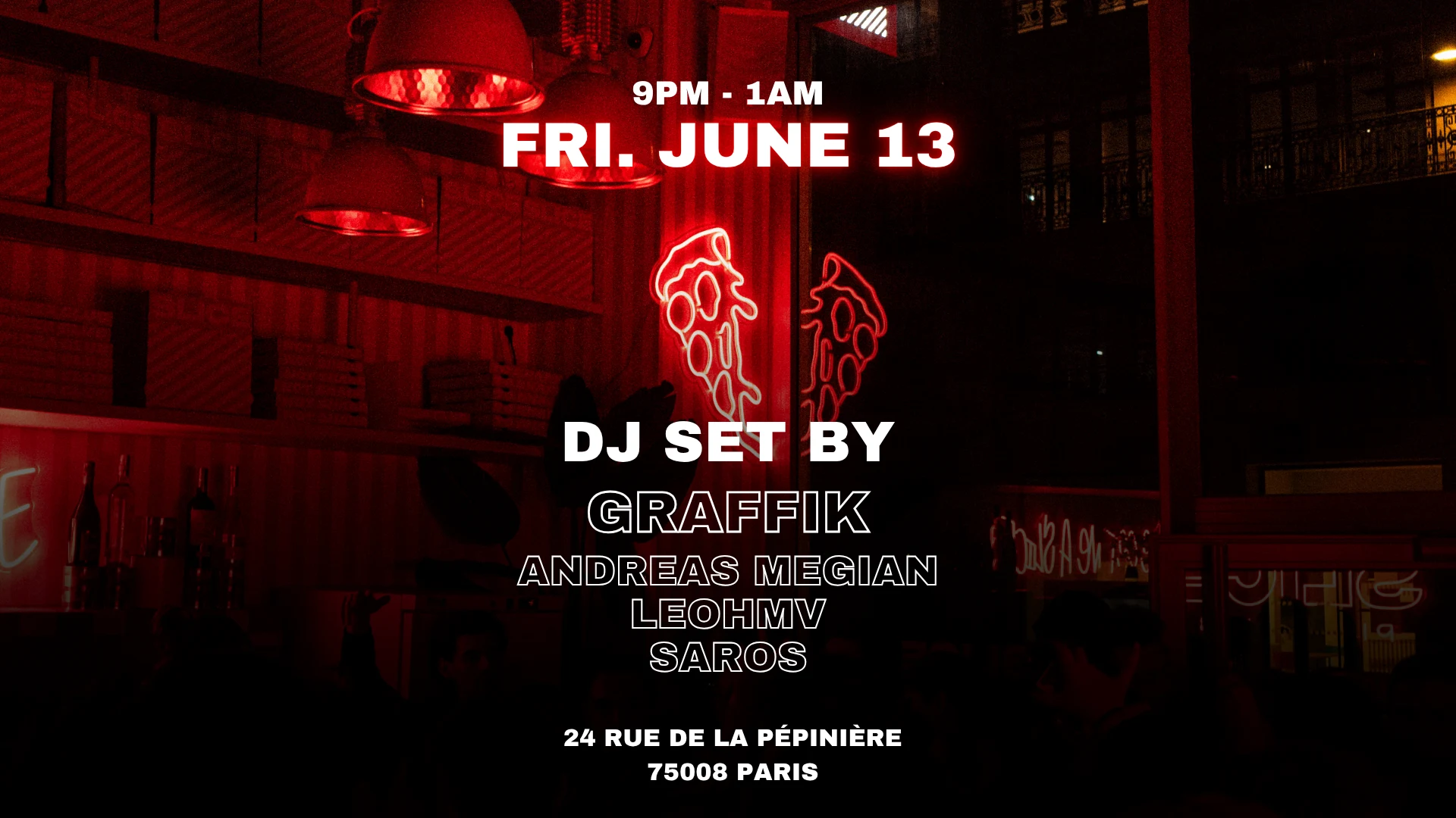 Graffik & Friends X Slice Pizza Club Cover