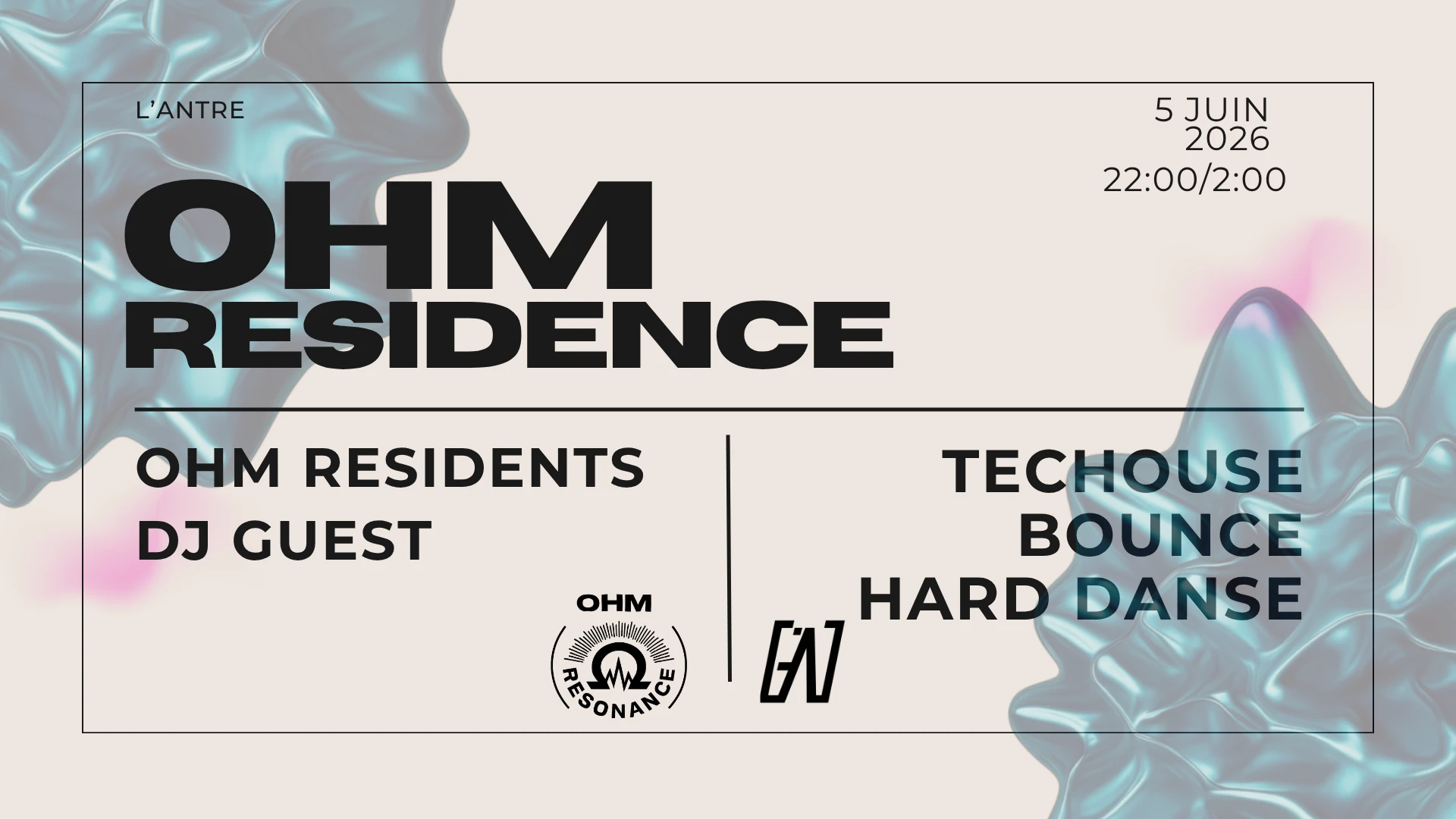 Ohm Residence #2 / L'antre / Nice Cover
