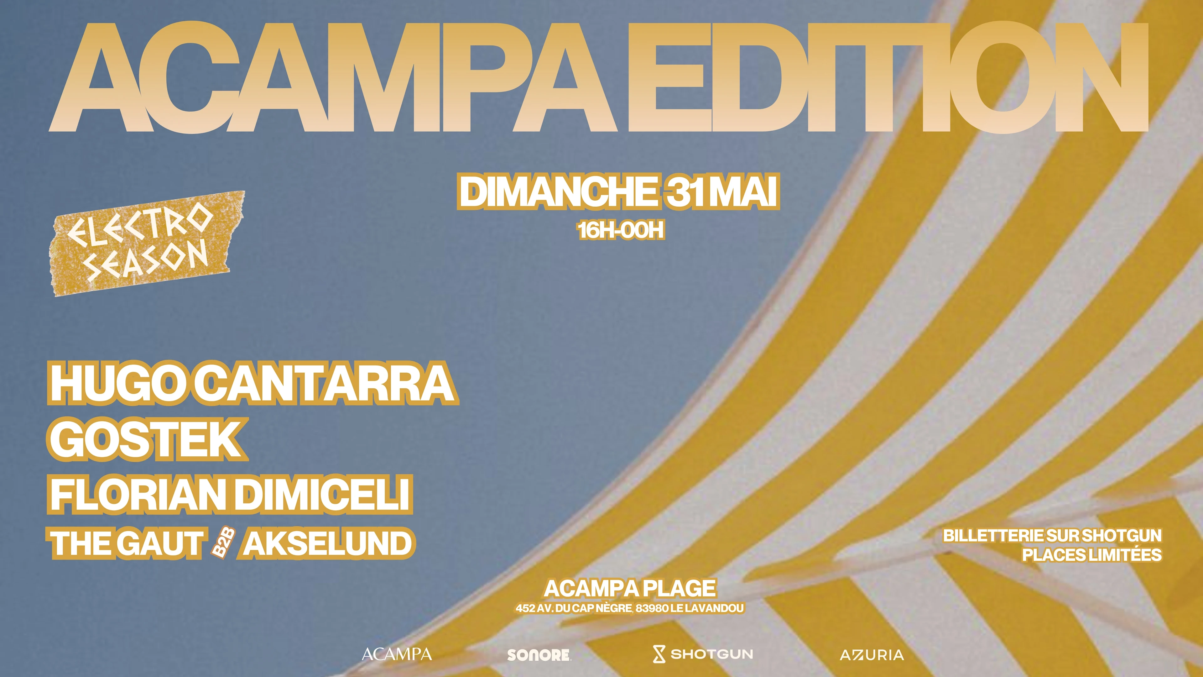 Electro Season X Acampa : Beach Party Cover