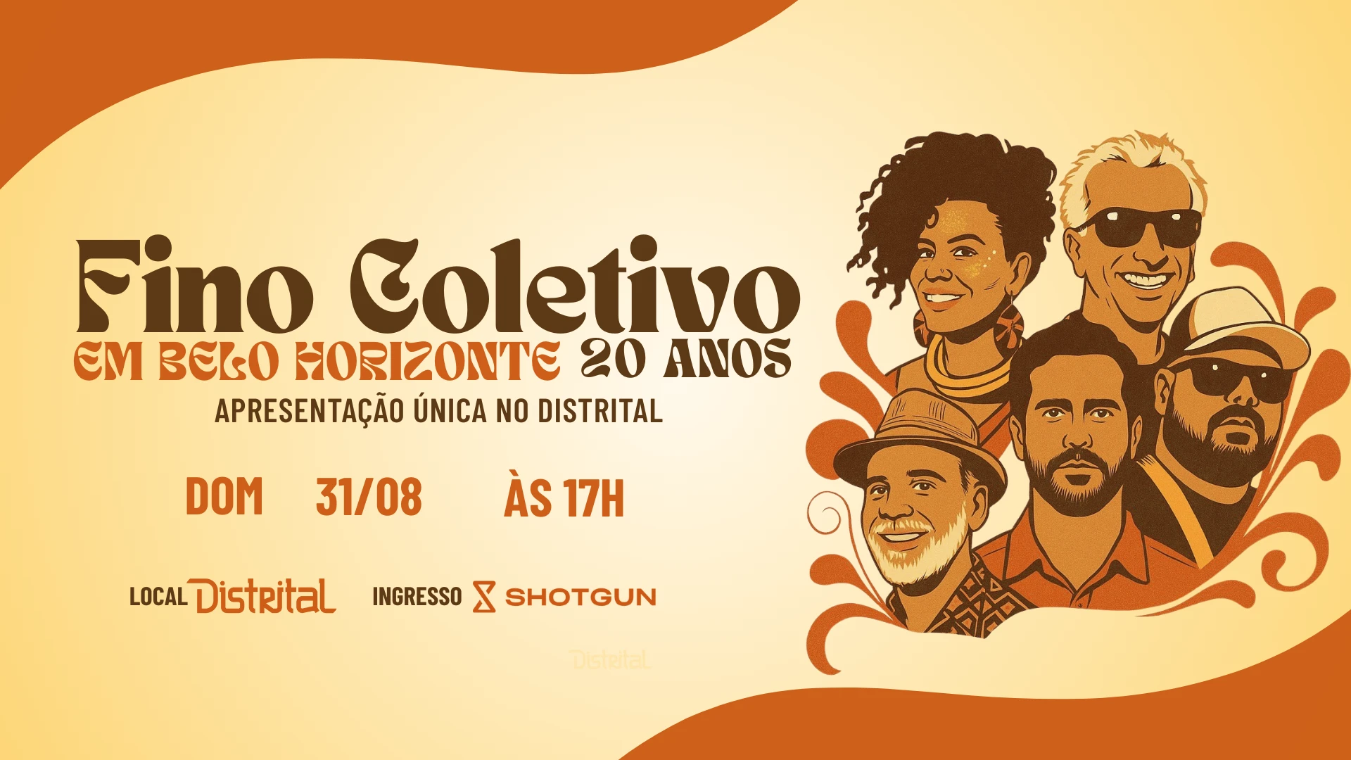Fino Coletivo 20 Anos - Distrital Cover