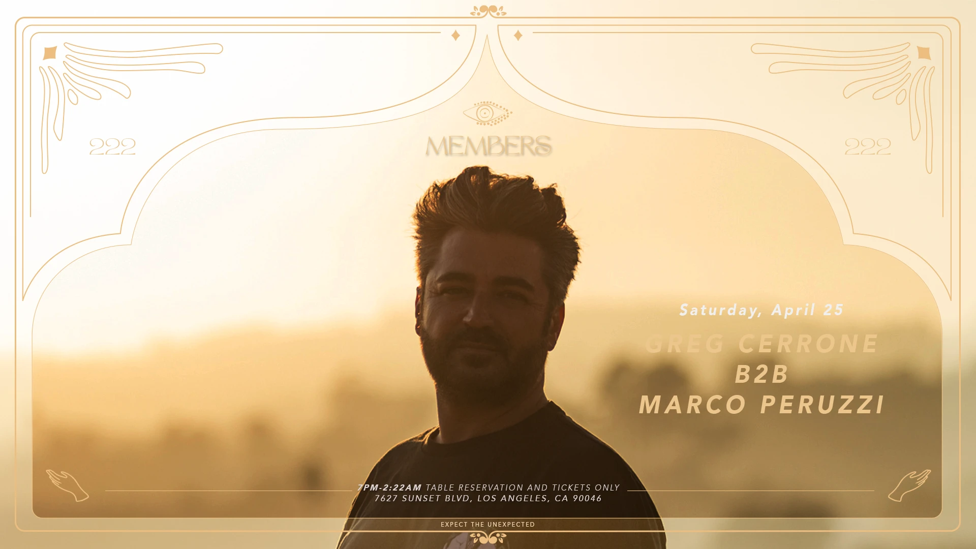 Members Present: Greg Cerrone B2b Marco Peruzzi Cover