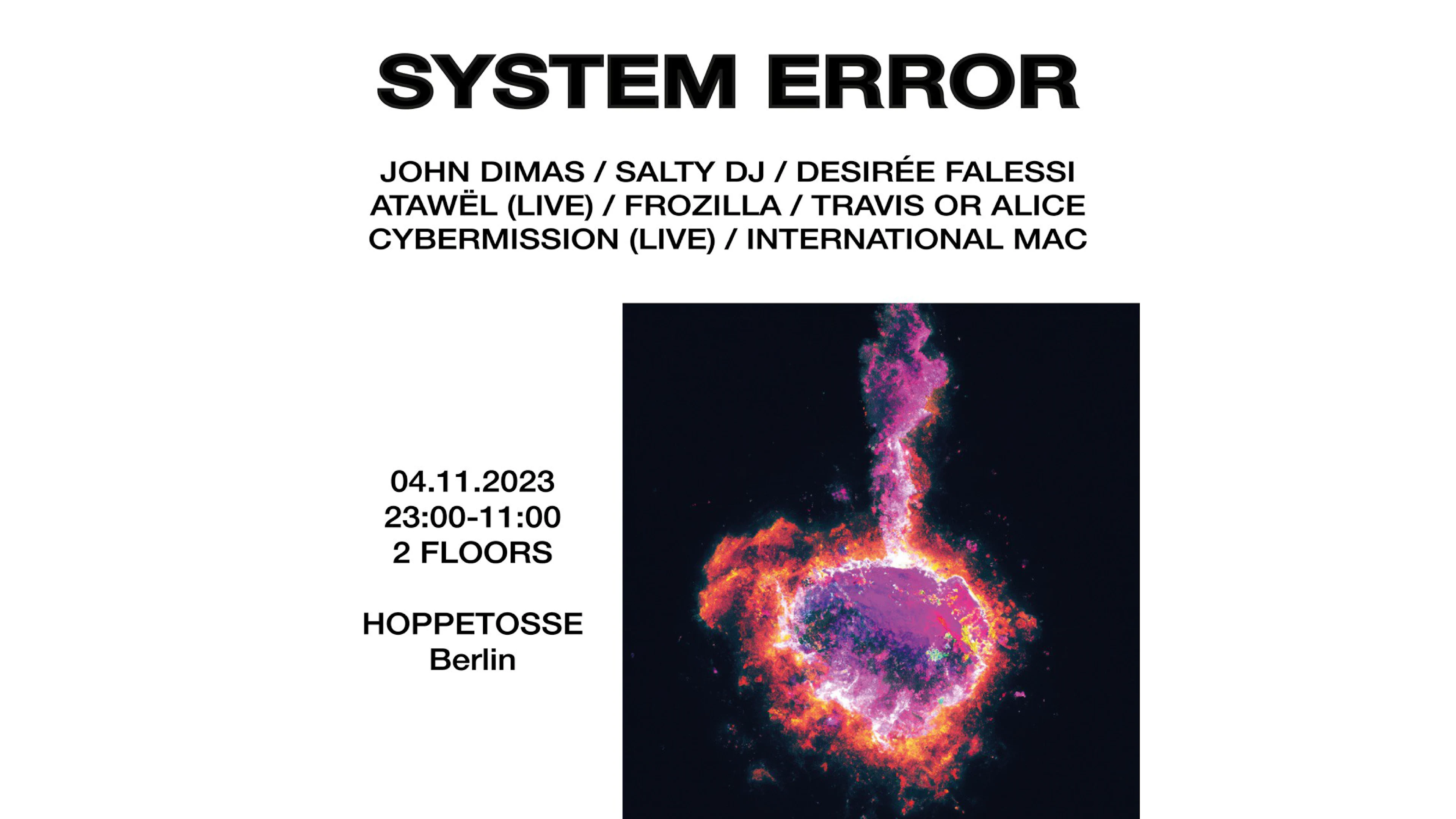 System Error Cover