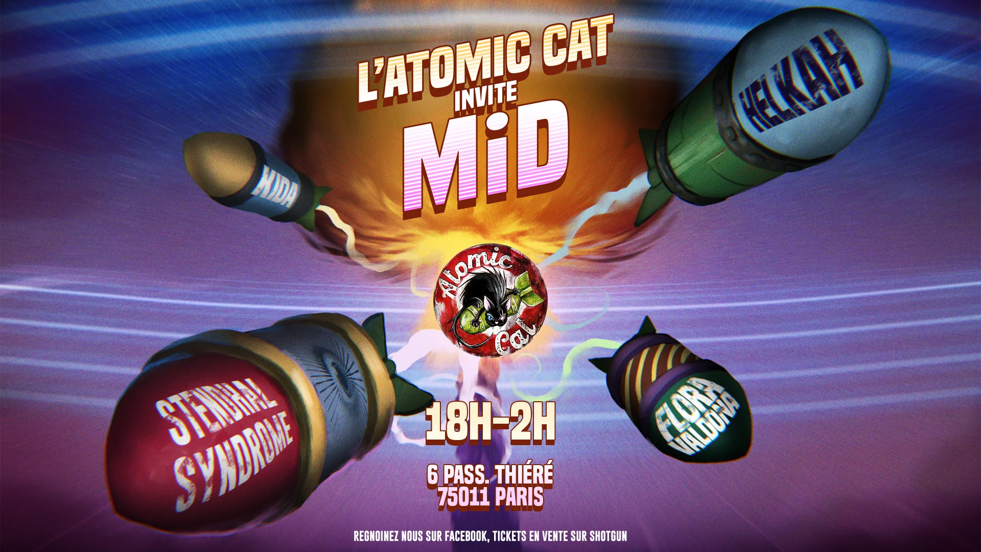 Atomic Cat Invite Mid Community W/ Stendhal Syndrome, Helkah Cover