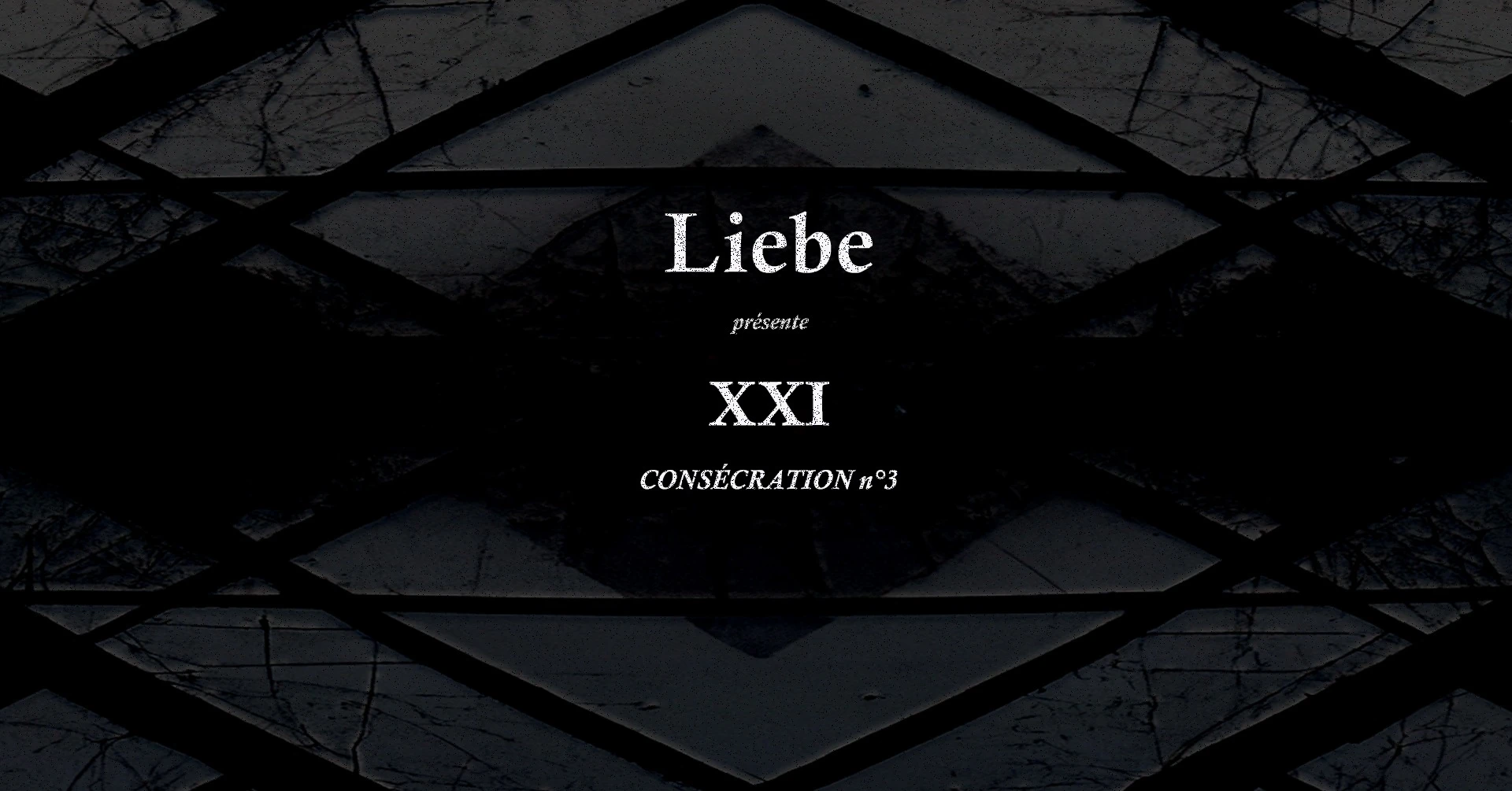 Liebe X XXI - Consécration N°3 Cover