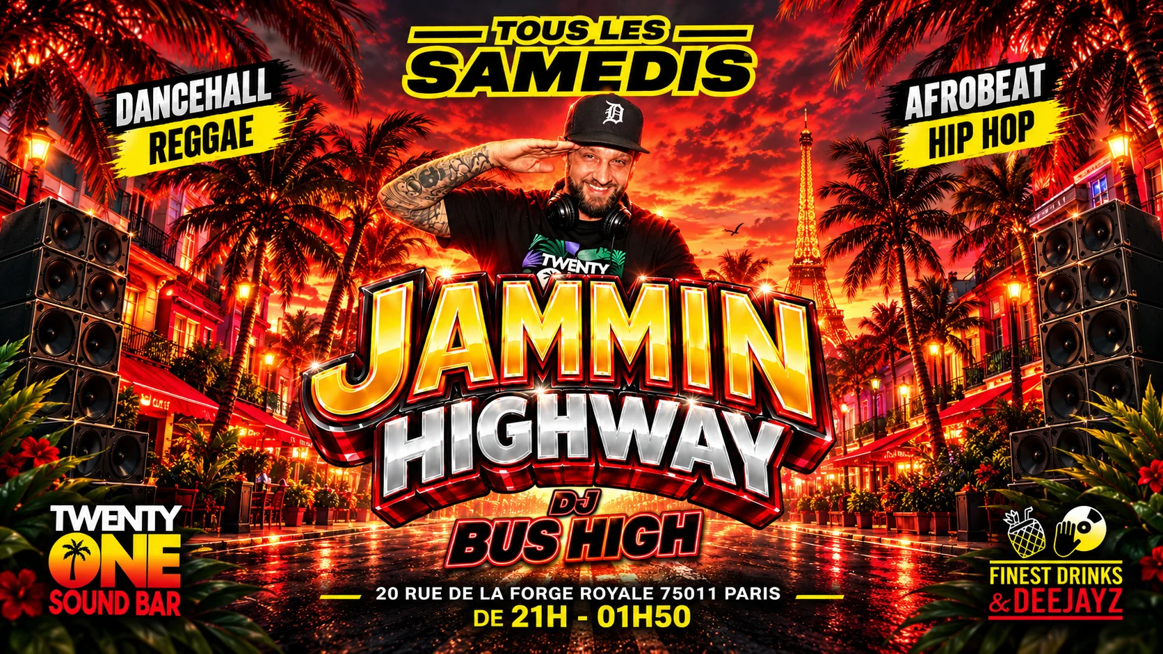 Jammin Highway 4 Dj Bus High Cover