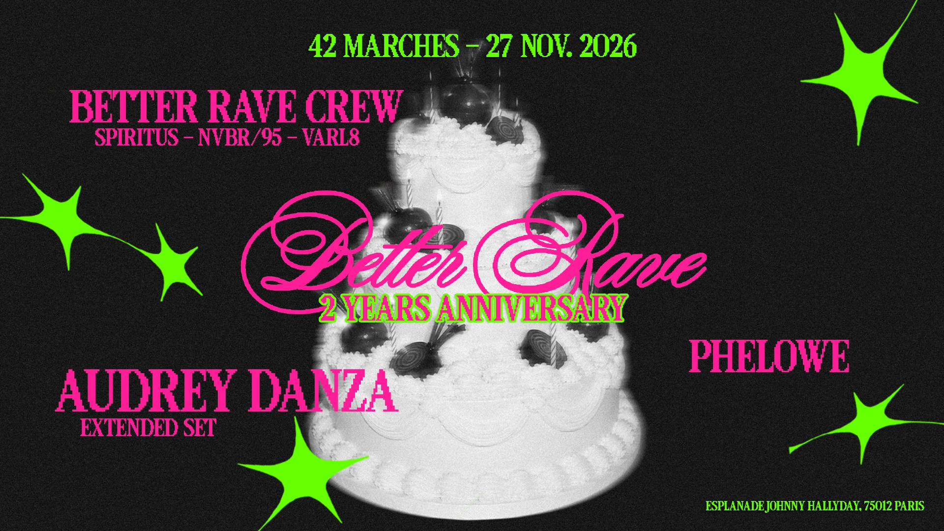 2 Years Of Better Rave: Audrey Danza, Phelowe, & Friends Cover