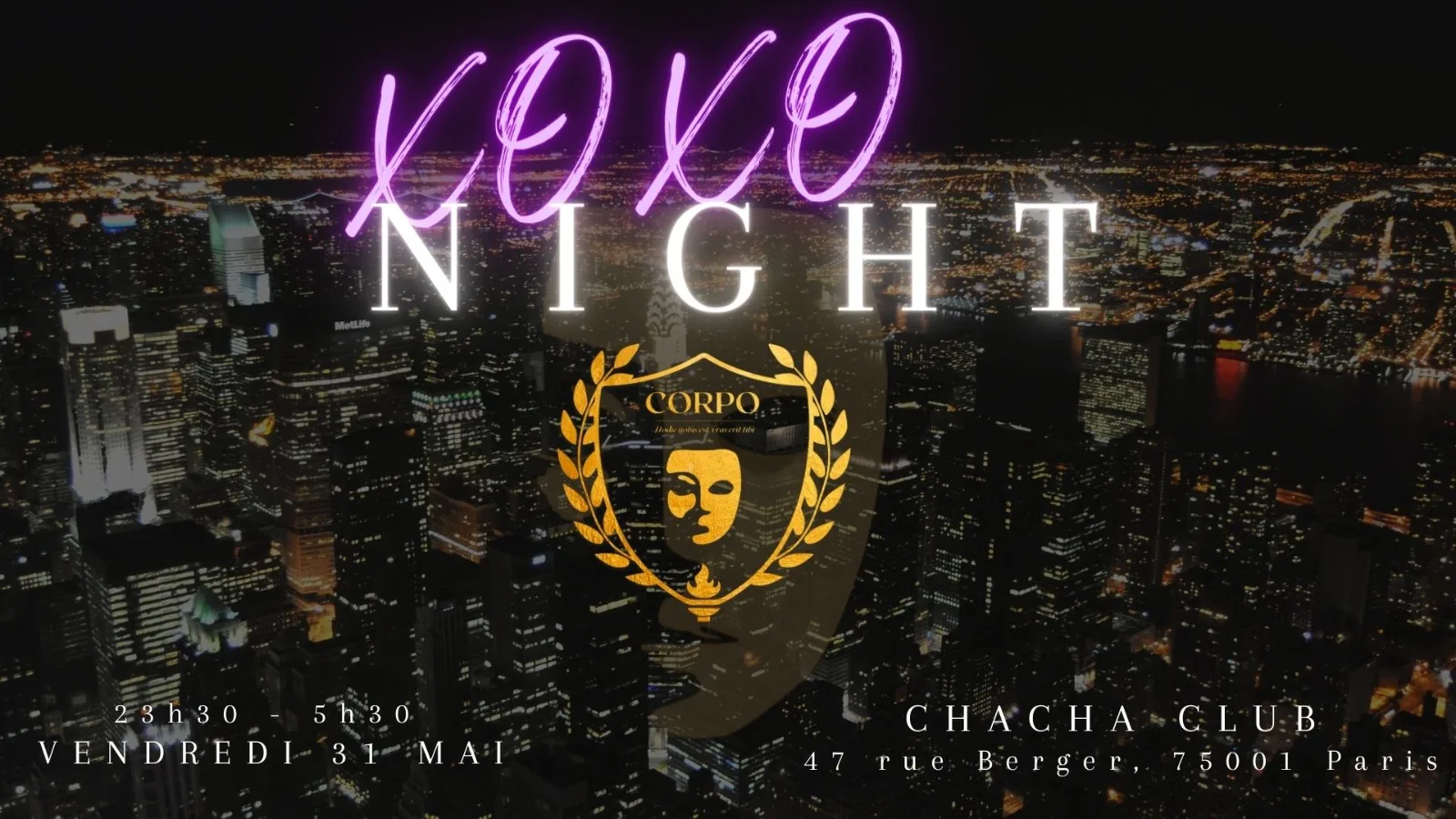 Xoxo Night - Soirée De Désintégration  Edc 2024 Cover