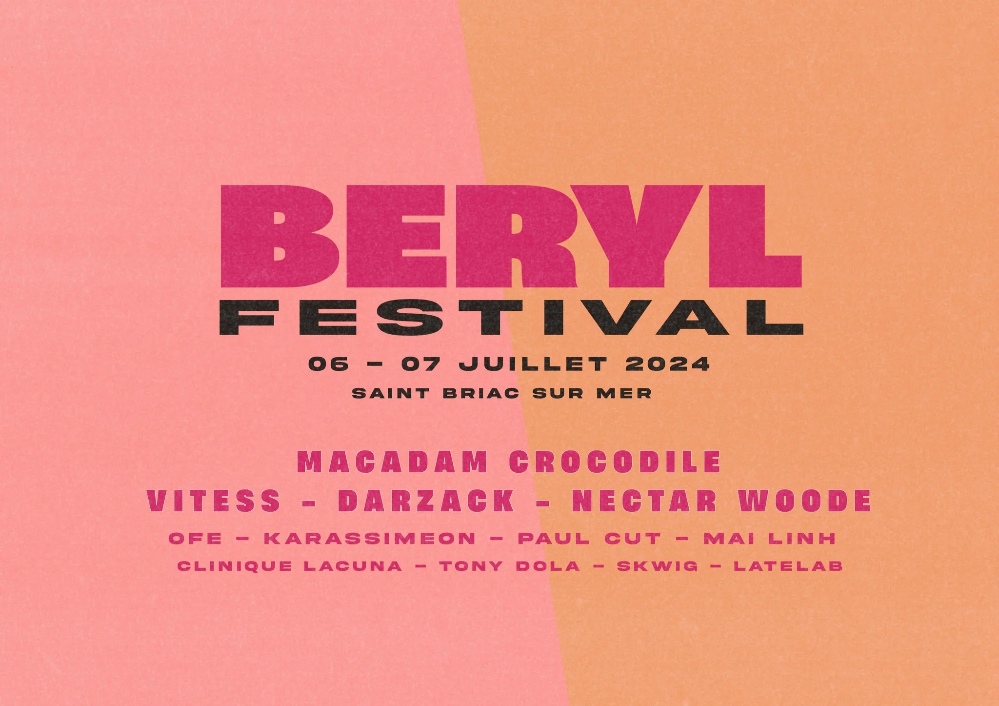 Béryl Festival 2024 Cover