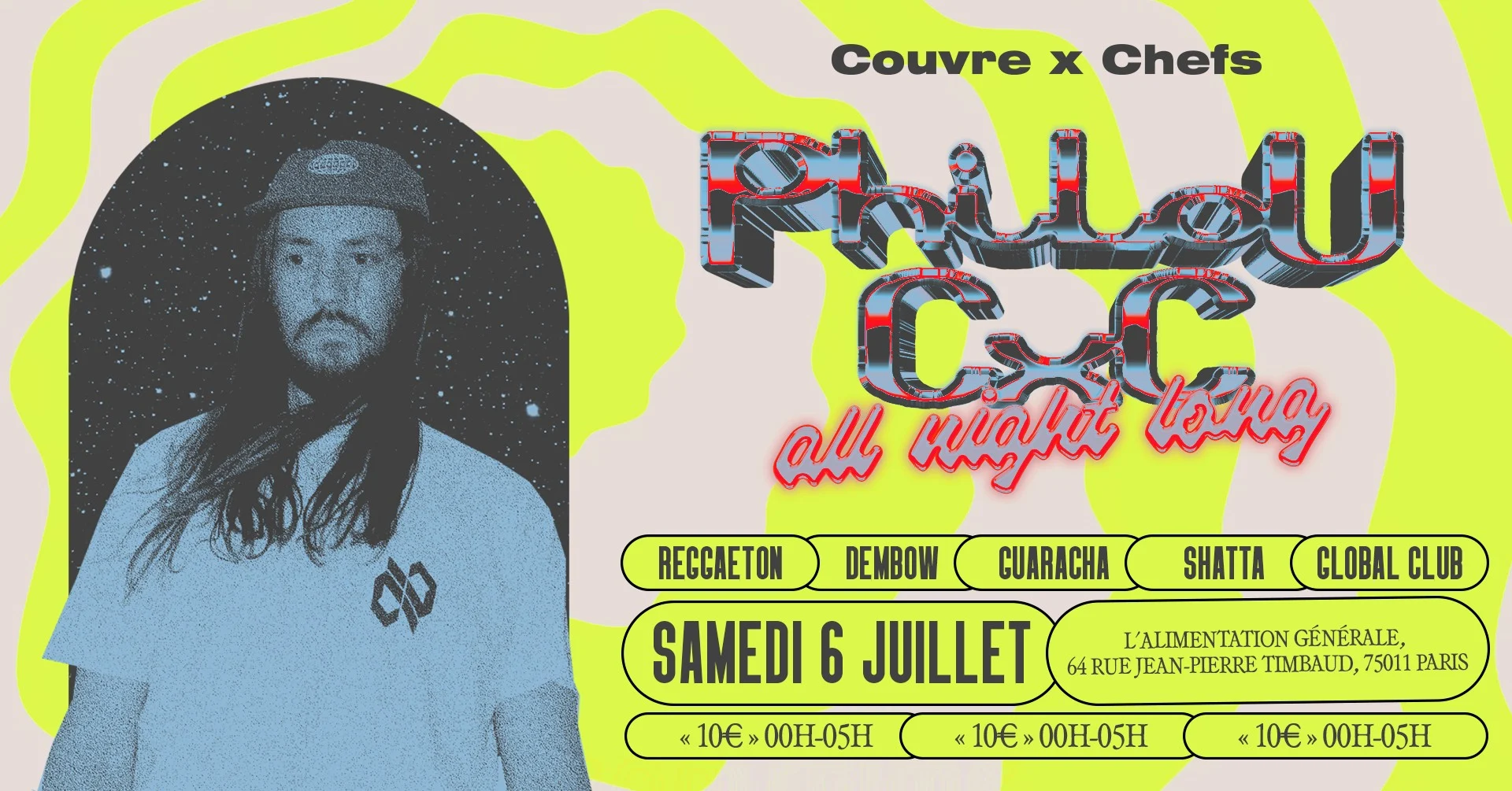 Philou CXC All Night Long Cover