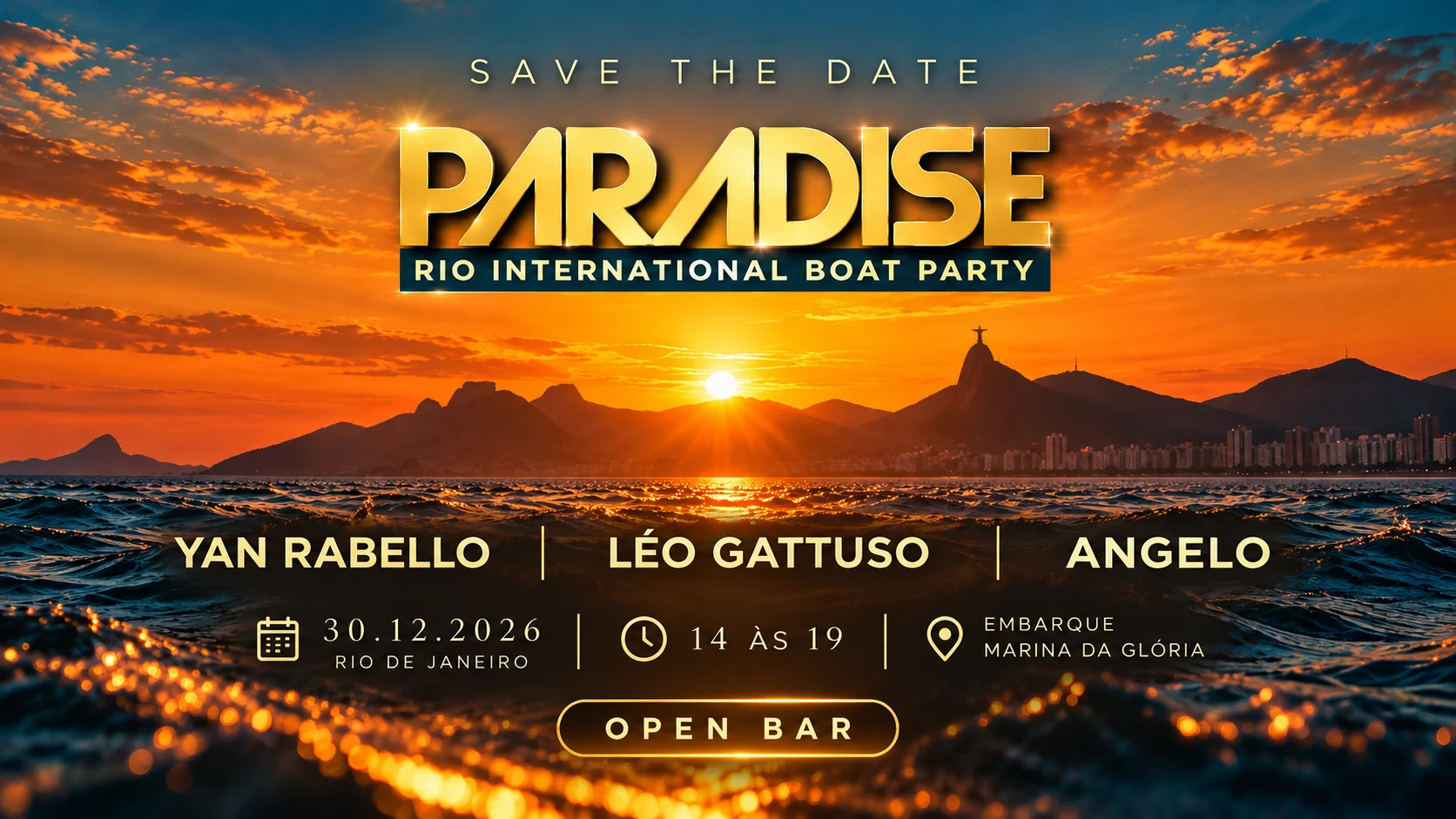 Paradise Rio International Boat Party 2 Cover