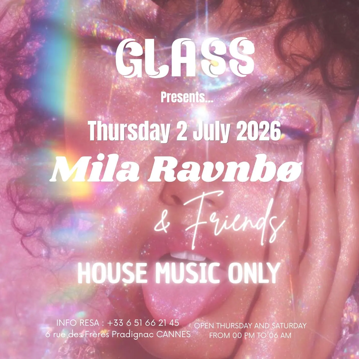 Mila Ravnbø & Friends At Glass Club Cover