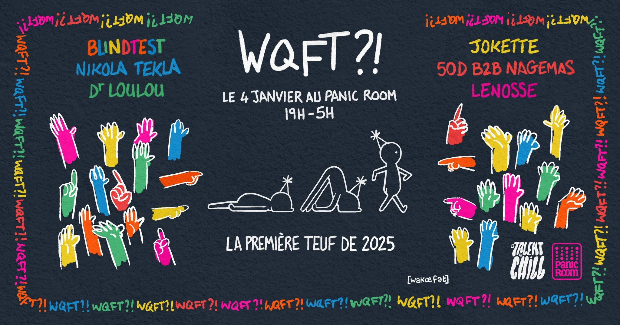 Wqft?! Au Panic Room • Wet January Cover