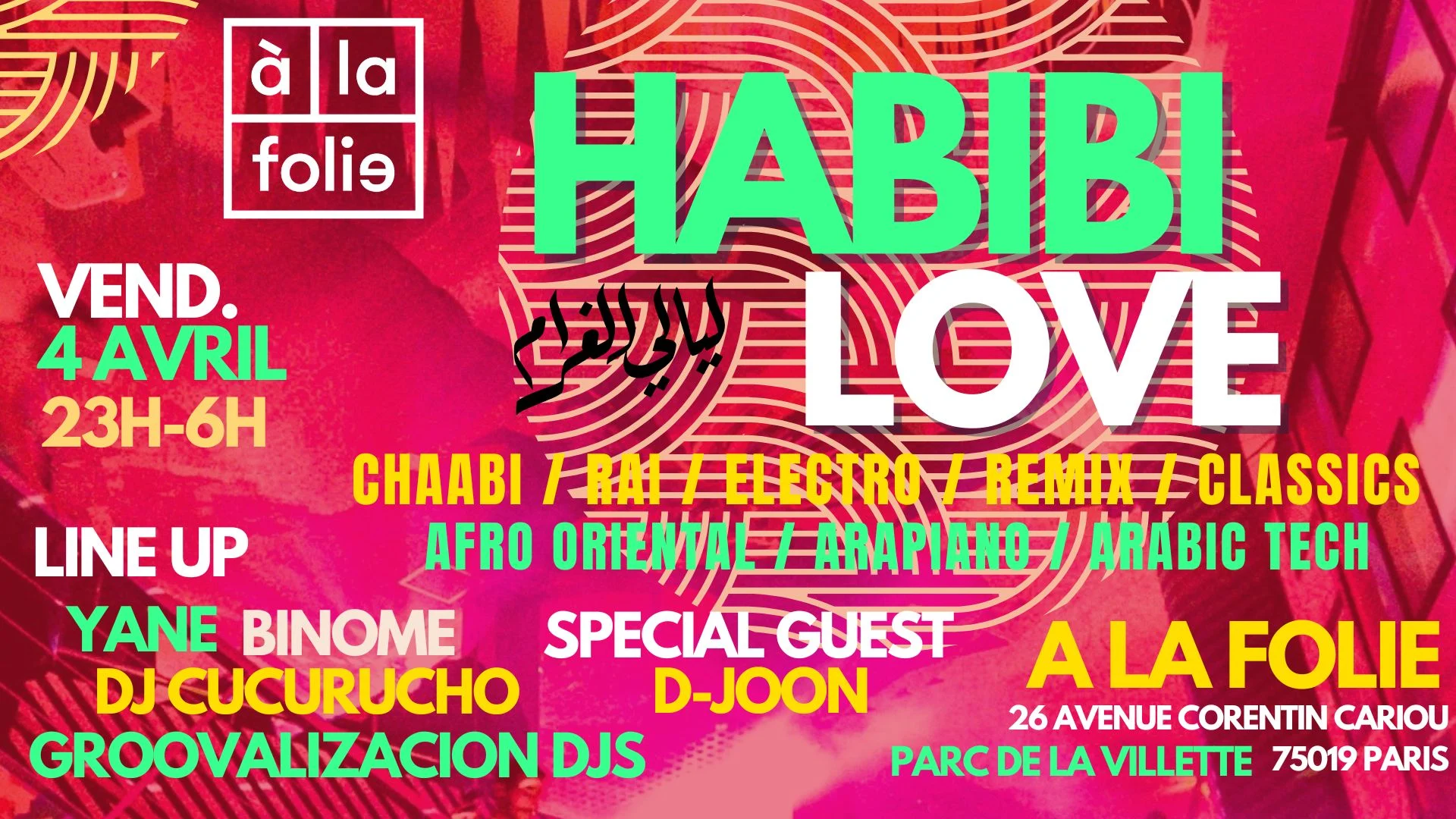 Habibi Love ~ Oriental Vibes Party À La Villette ! Cover