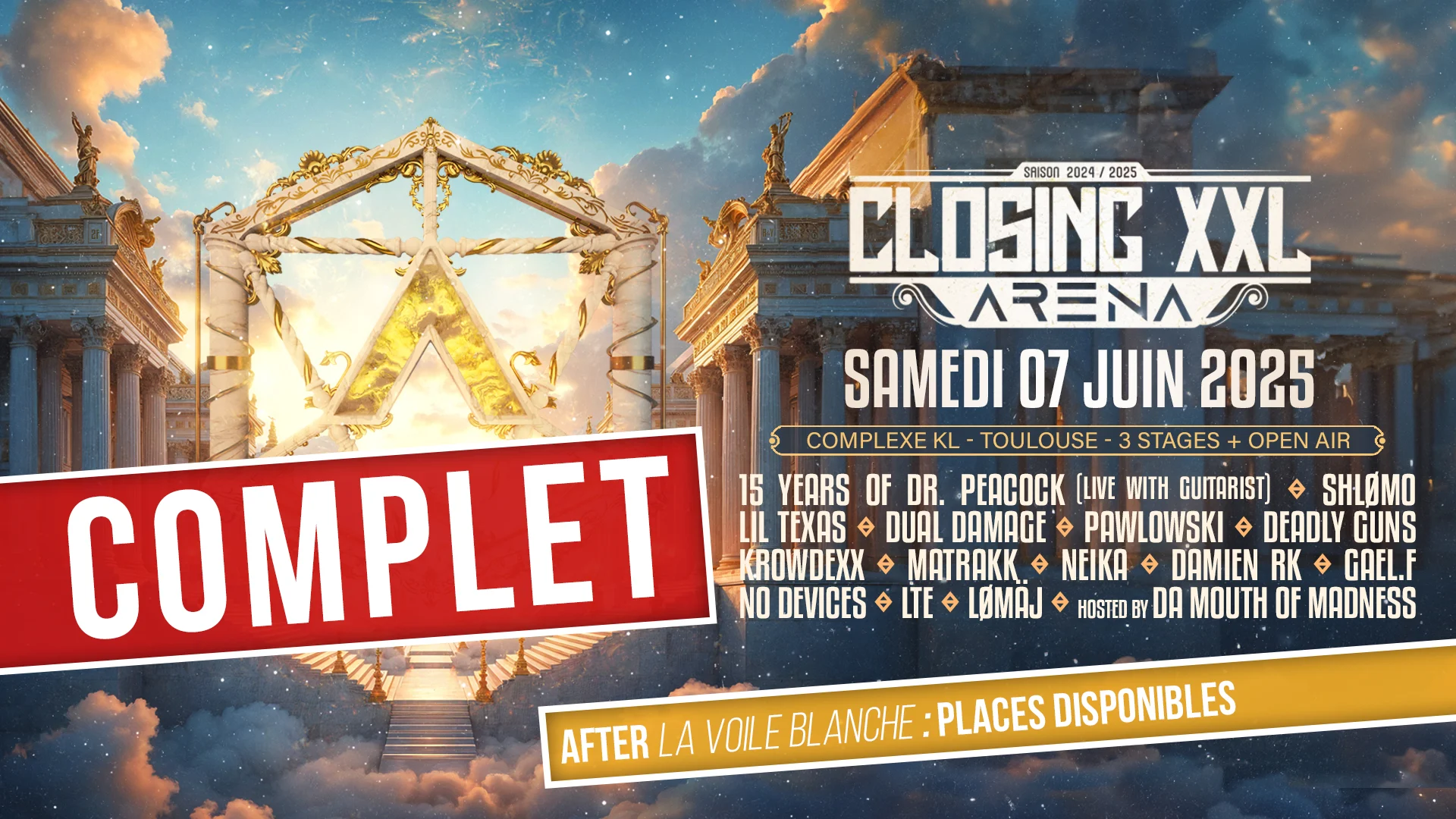 Closing Arena Xxl W/ Dr.Peacock, Shlømo, Lil Texas... Cover