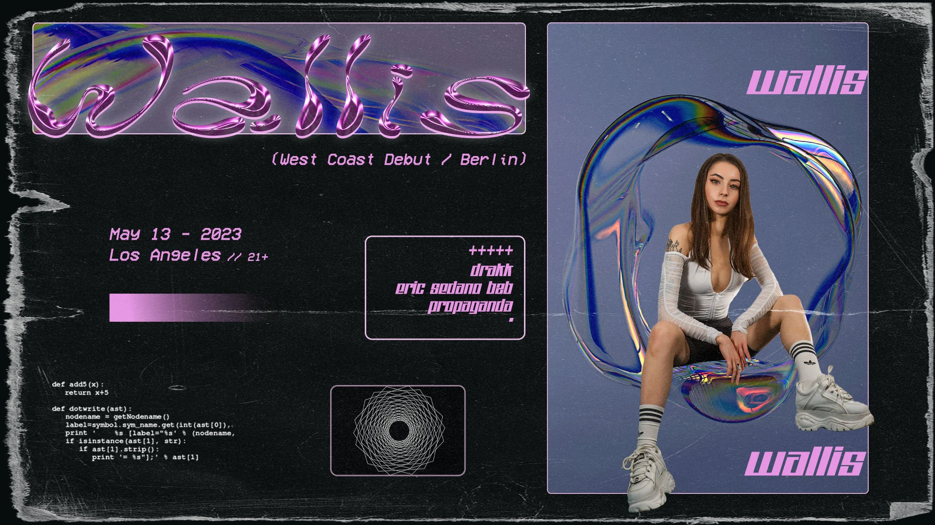 Singularity Presents: Wallis (La Debut) Cover