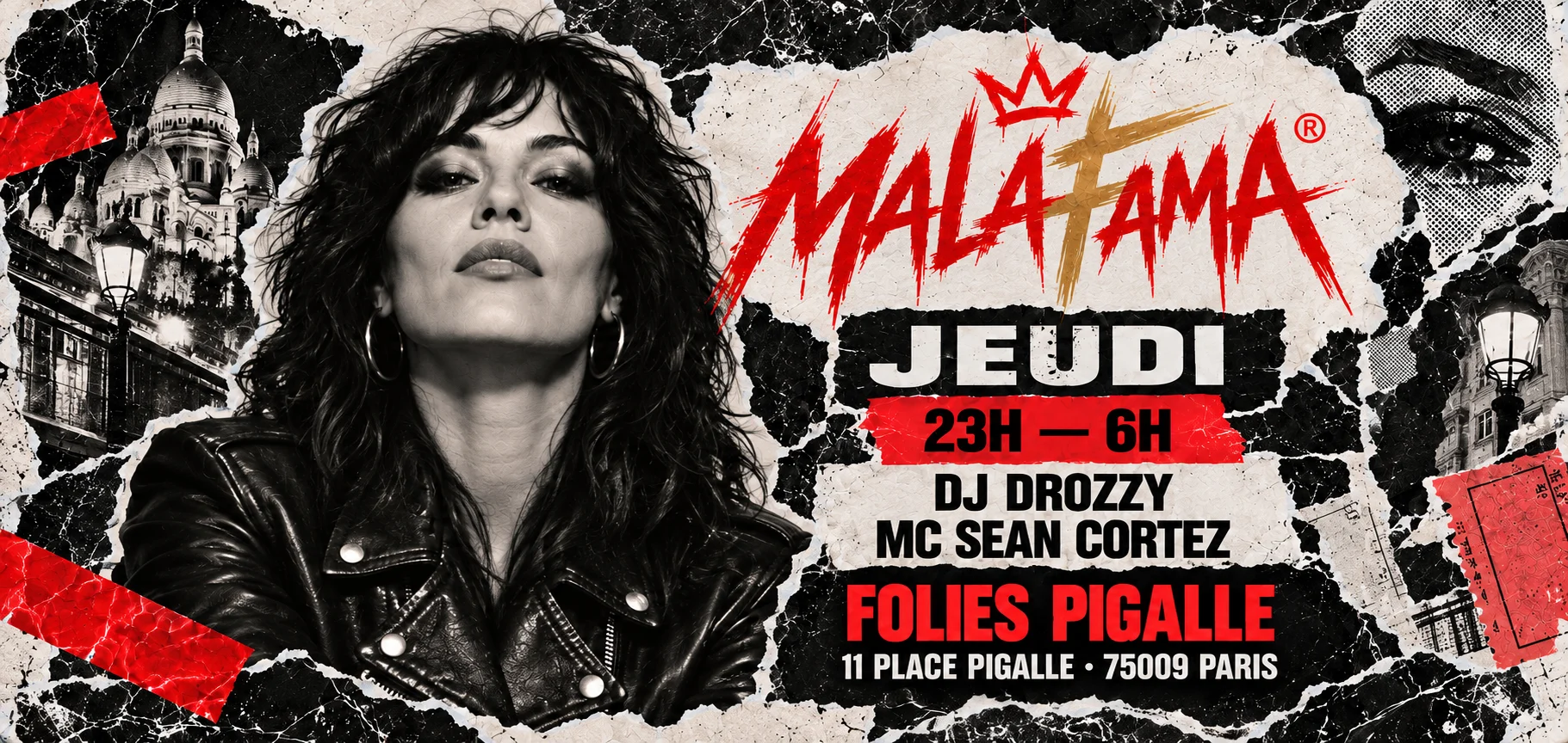 Malafama - Jeudi 15 Octobre - Folies Pigalle Cover