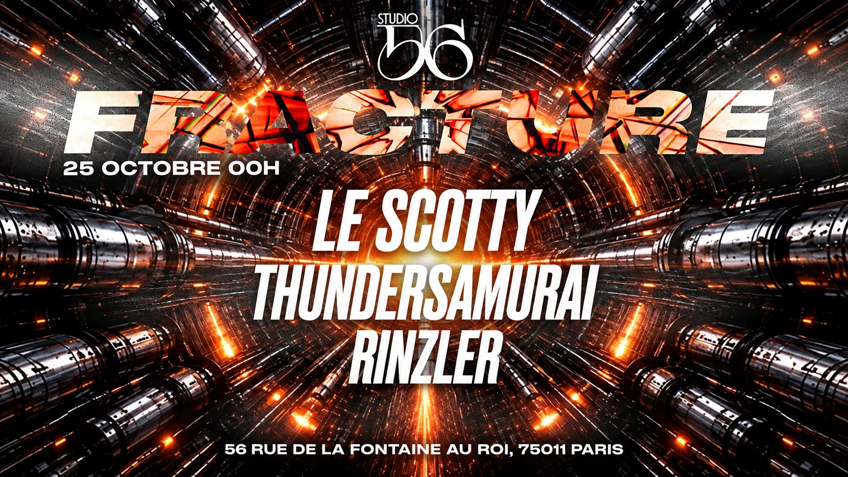 Fracture W/ Le Scotty  , Thundersmurai , Rinzler Cover