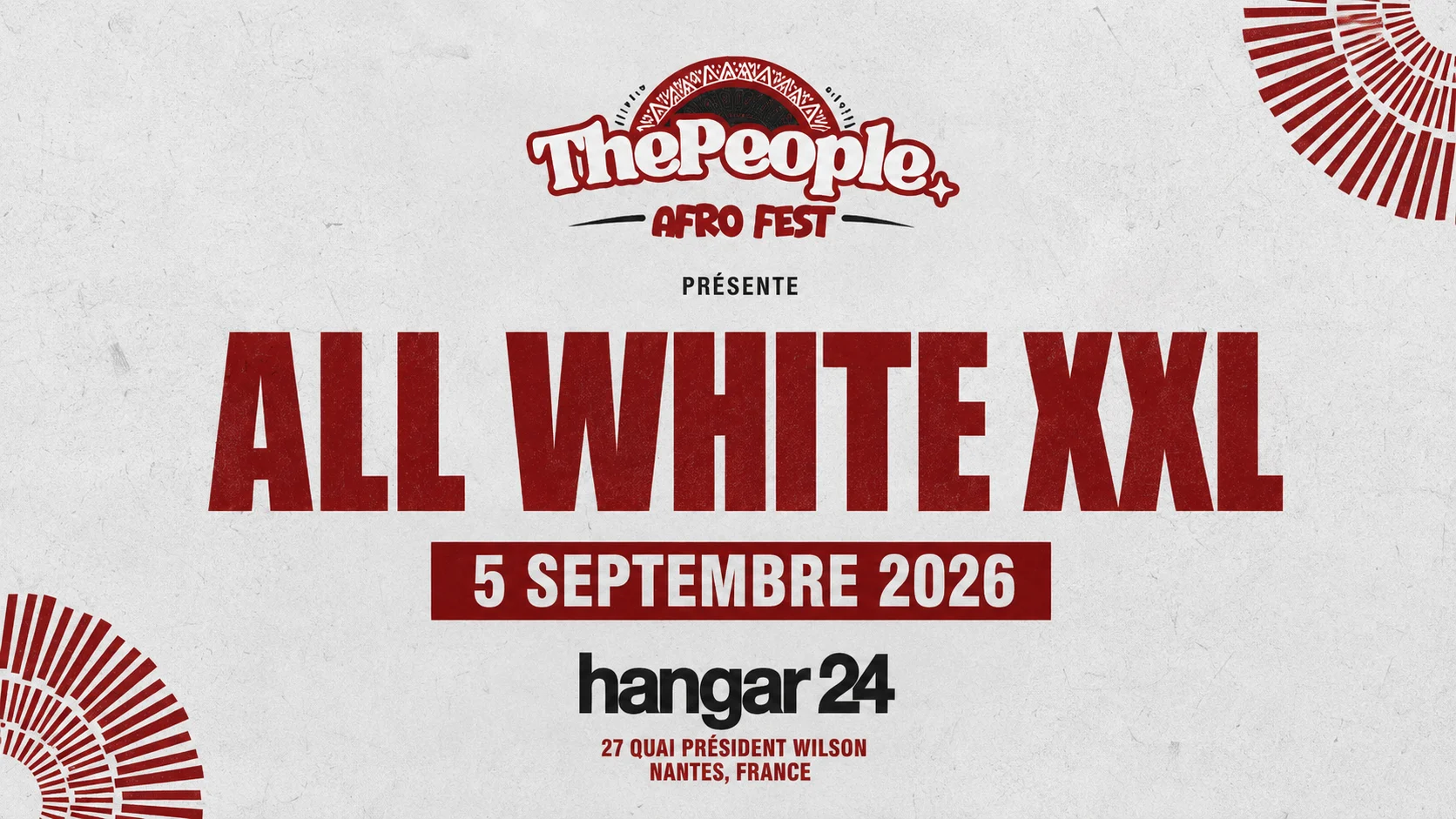 The People Afro Fest - All White Xxl - Gratuit Cover