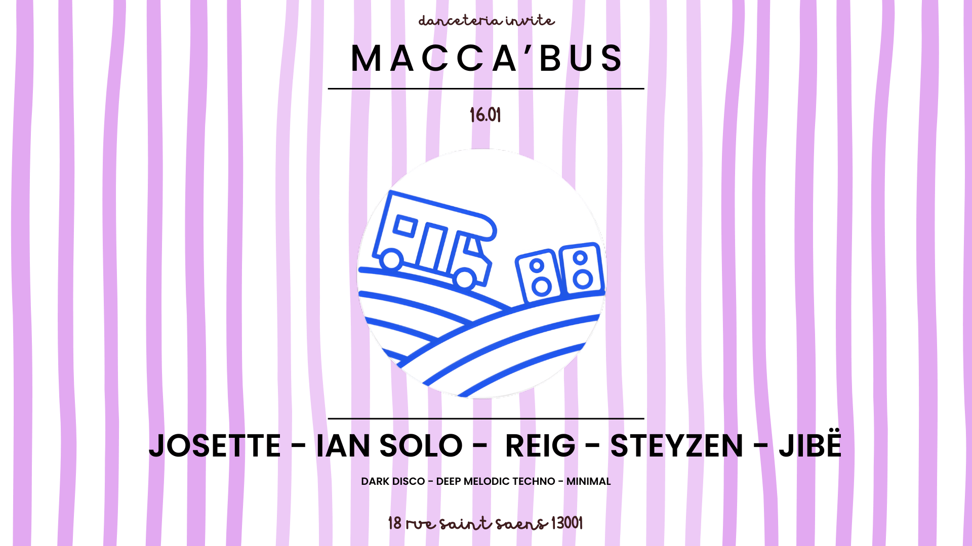 Macca'bus (Josette + Reig + Ian Solo + Steyzen + Jibë) Cover
