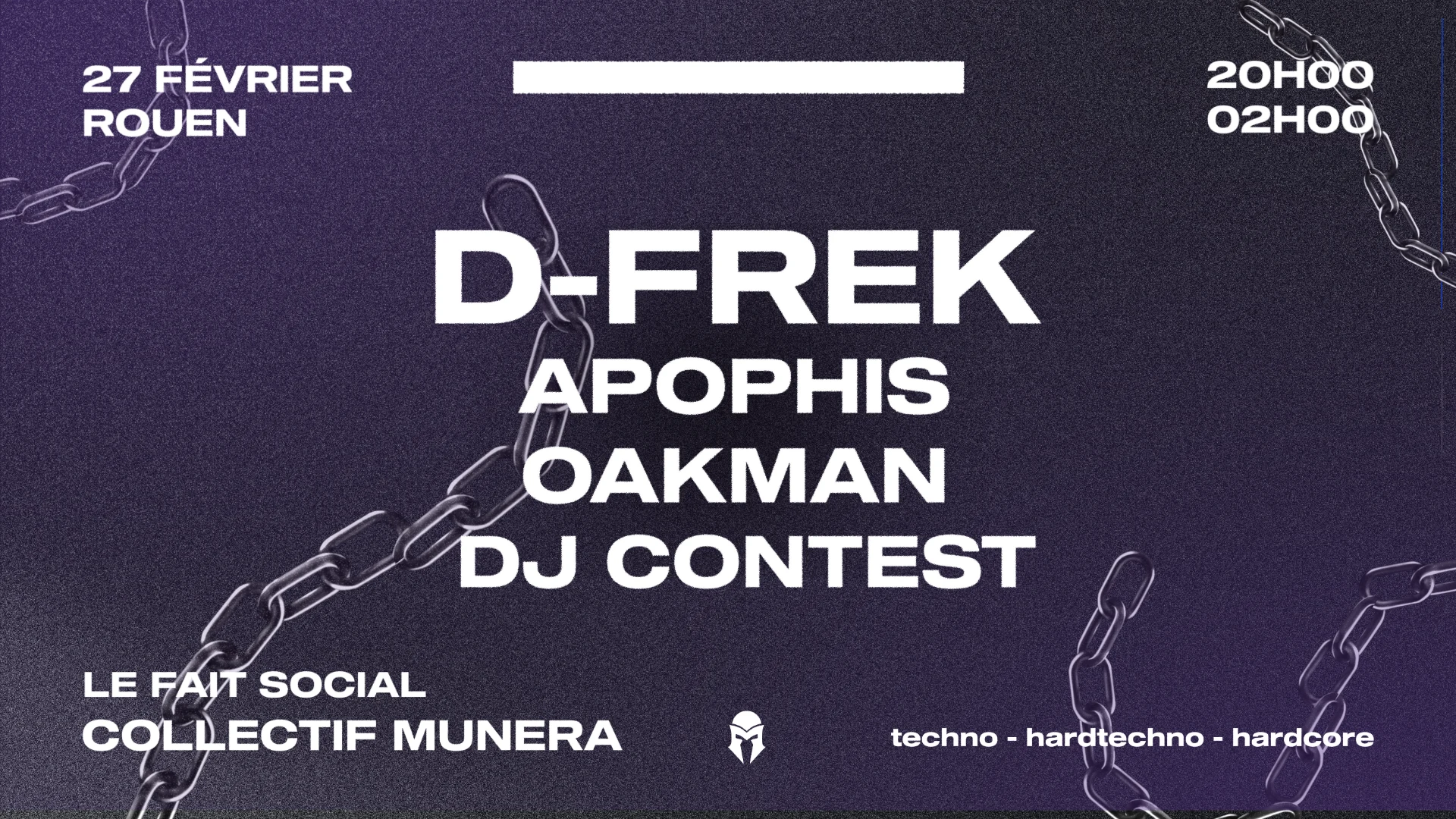 Munera X Fait Social - D-Frek, Apophis, Oakman, Dj Contest Cover