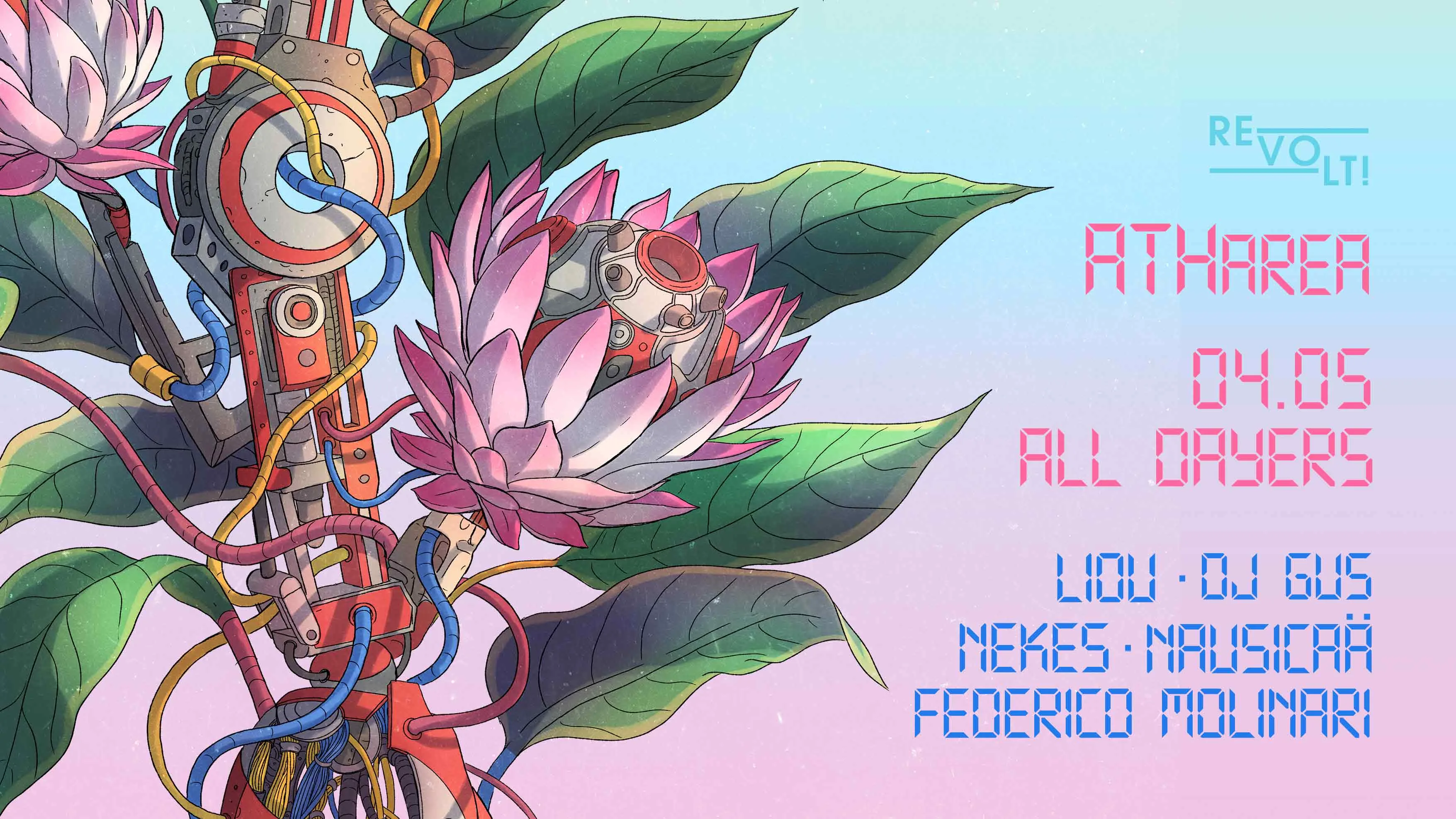 All Dayers 06: Federico Molinari•Nekes•Dj Gus•Liou•Nausicaä Cover