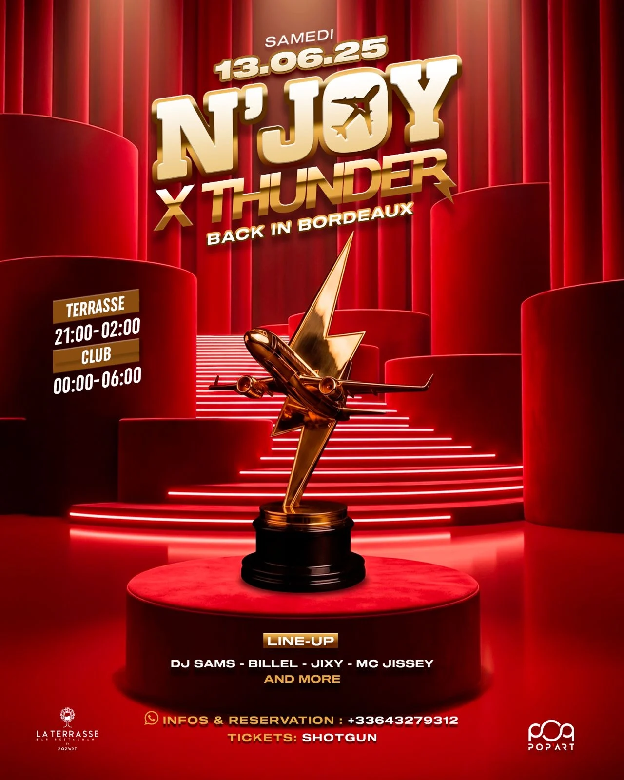 N’Joy X Thunder A Bordeaux : Le Feat De L’Année Cover