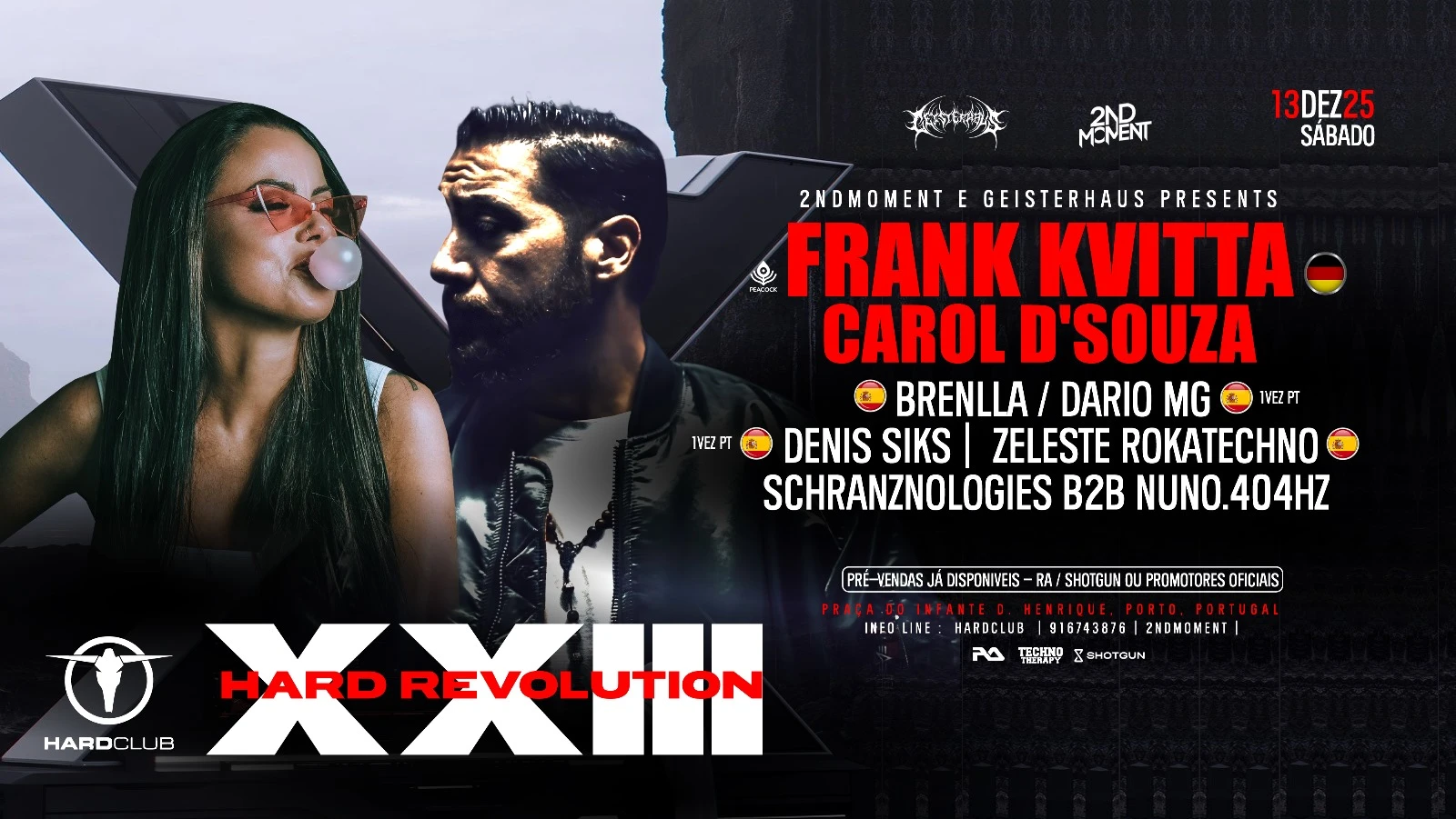 Hoje É Hoje -Hard Moment W/ Frank Kvitta + Dj's At Hard Club Cover