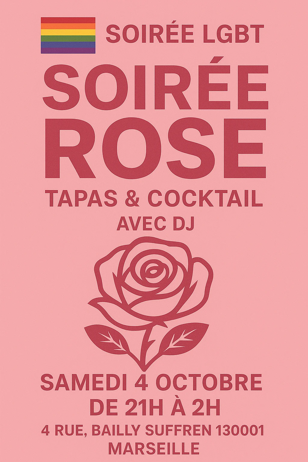 Soirée Rose Cover