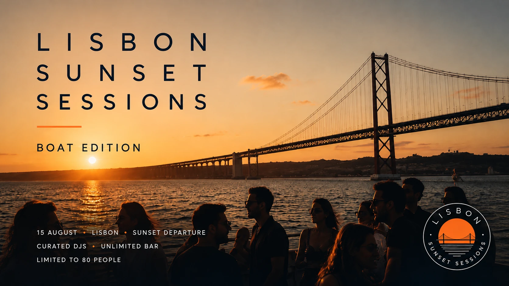 Lisbon Sunset Sessions, Boat Edition Cover