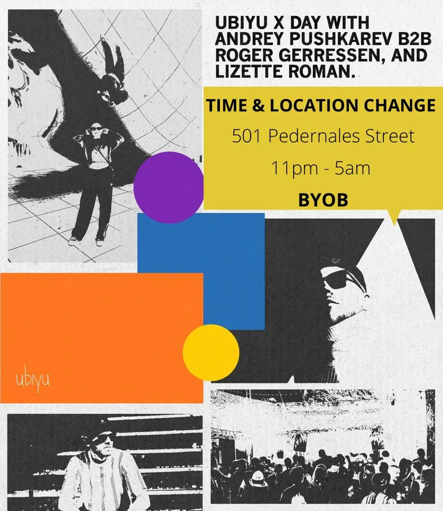 Ubiyu X Day W/ Andrey Pushkarev B2b Roger Gerressen  Cover