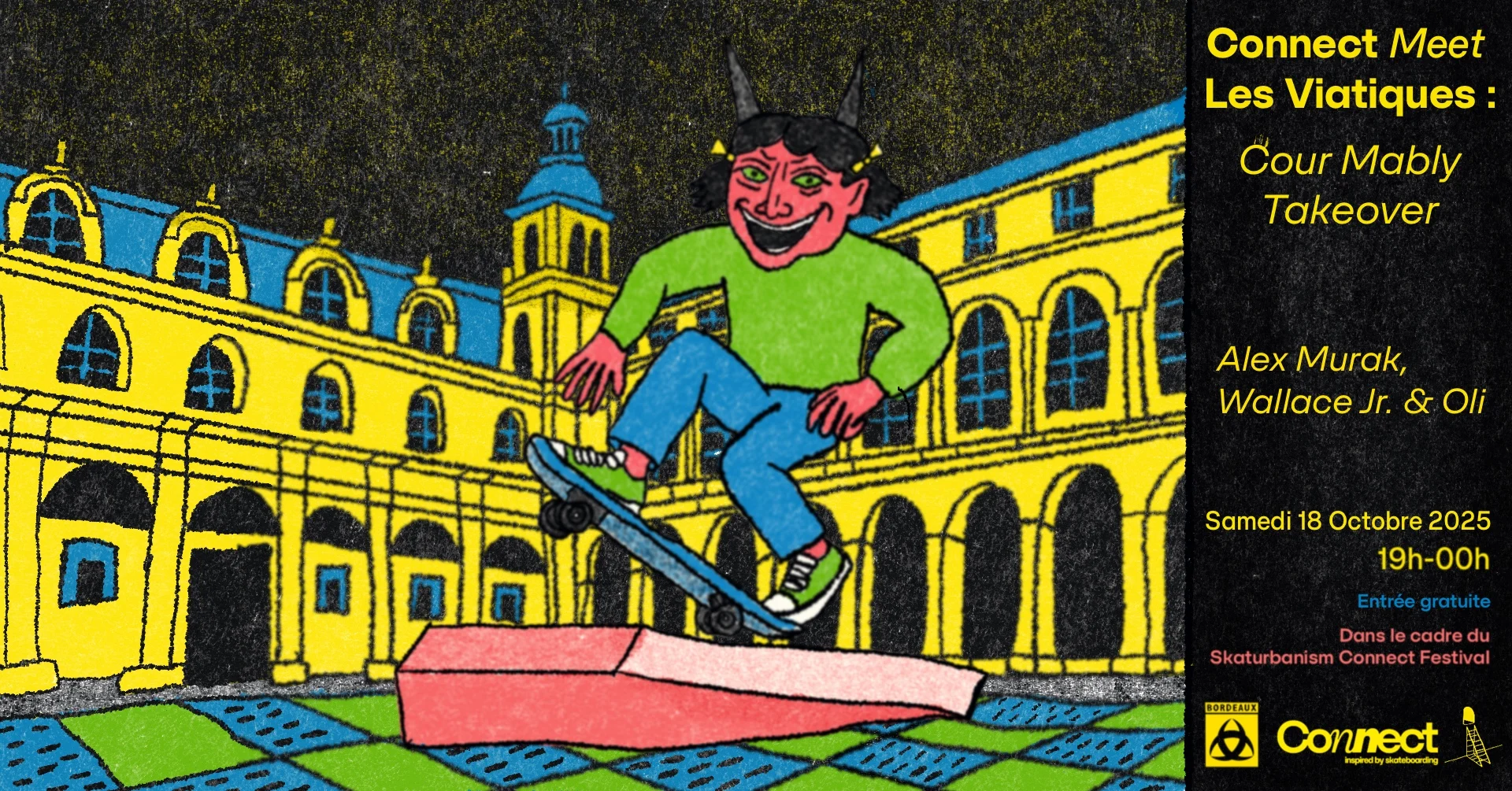 Connect Meet Les Viatiques • Cour Mably Takeover Cover