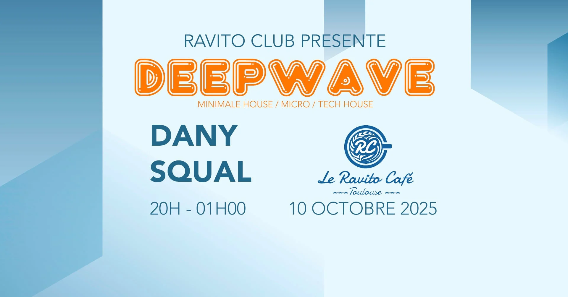 Ravito Club | Squal X Dany | Deep Wave Cover