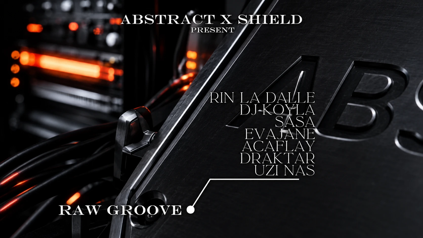 Abstract X Shield : Raw Groove Cover