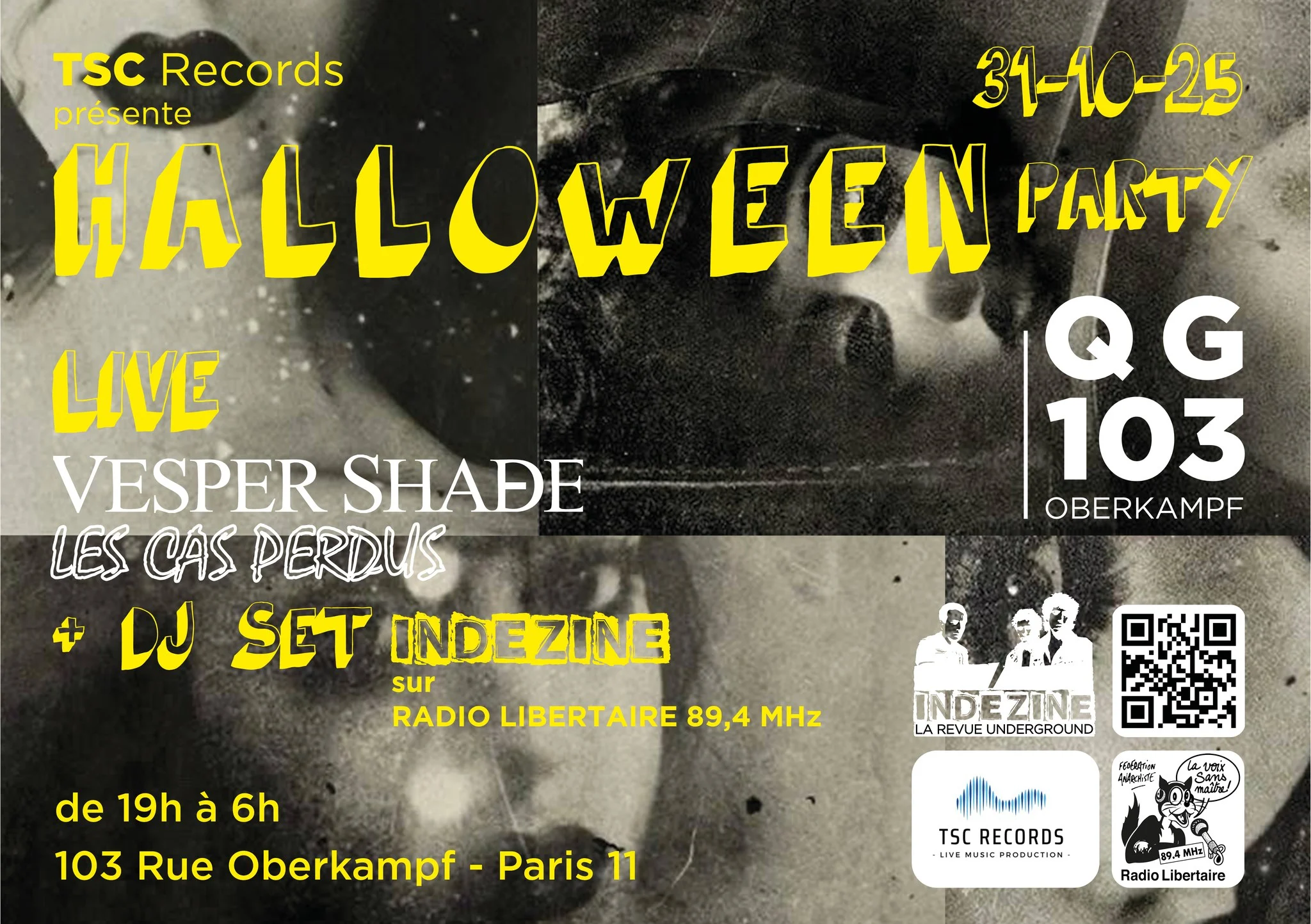 [Concerts] Les Cas Perdus + Vesper Shade Cover