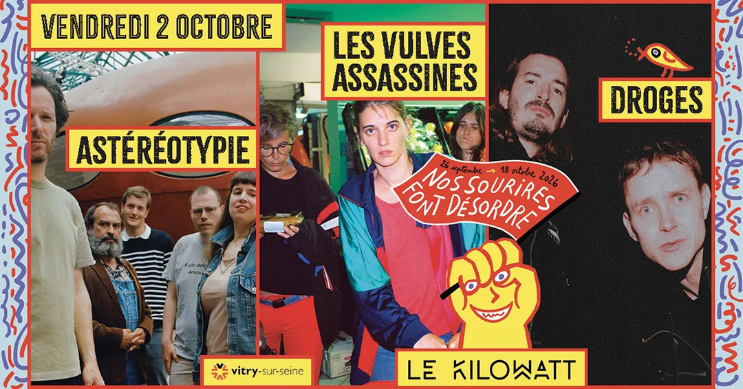 Astereotypie + Les Vulves Assassines + Droges Cover