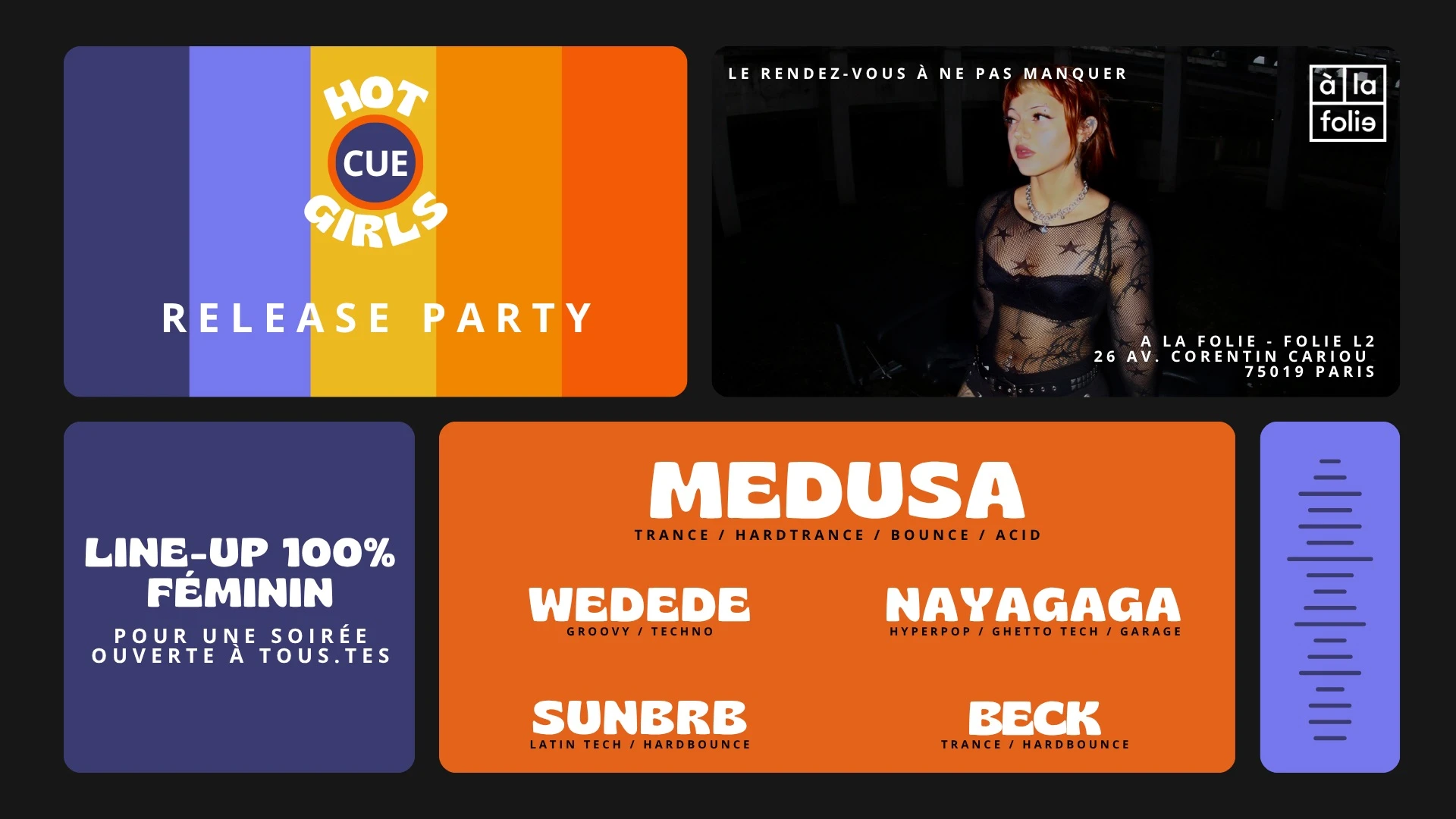 Hot Cue Girls : Release Party Cover