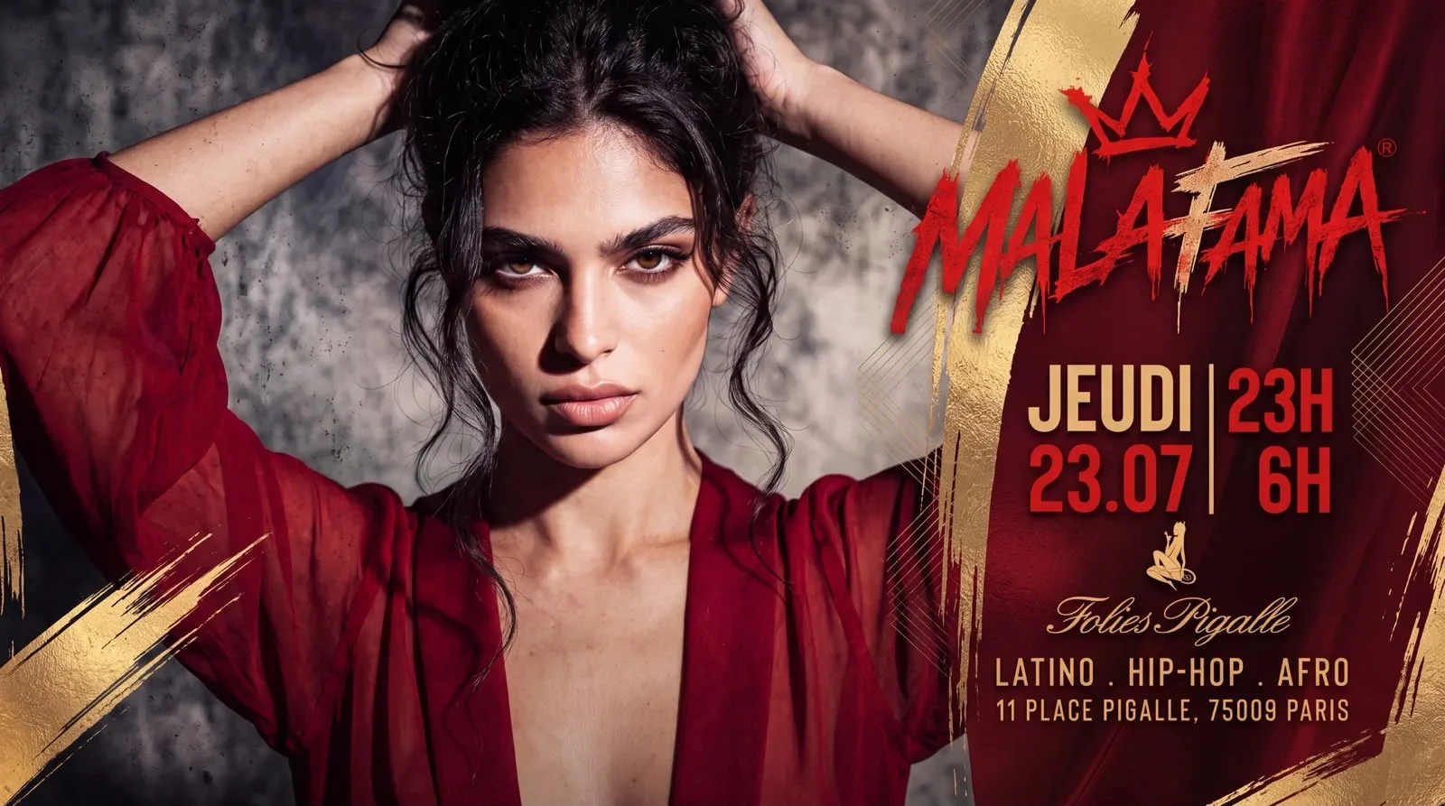 Malafama - Jeudi 23 Juillet - Folies Pigalle Cover