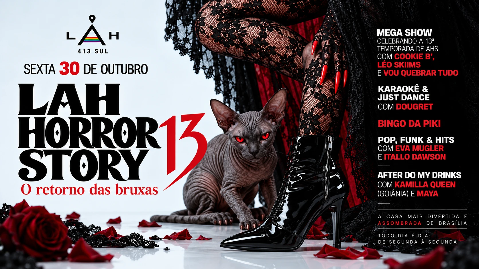 30/10 - Lah Horror Story: O Retorno Das Bruxas Cover
