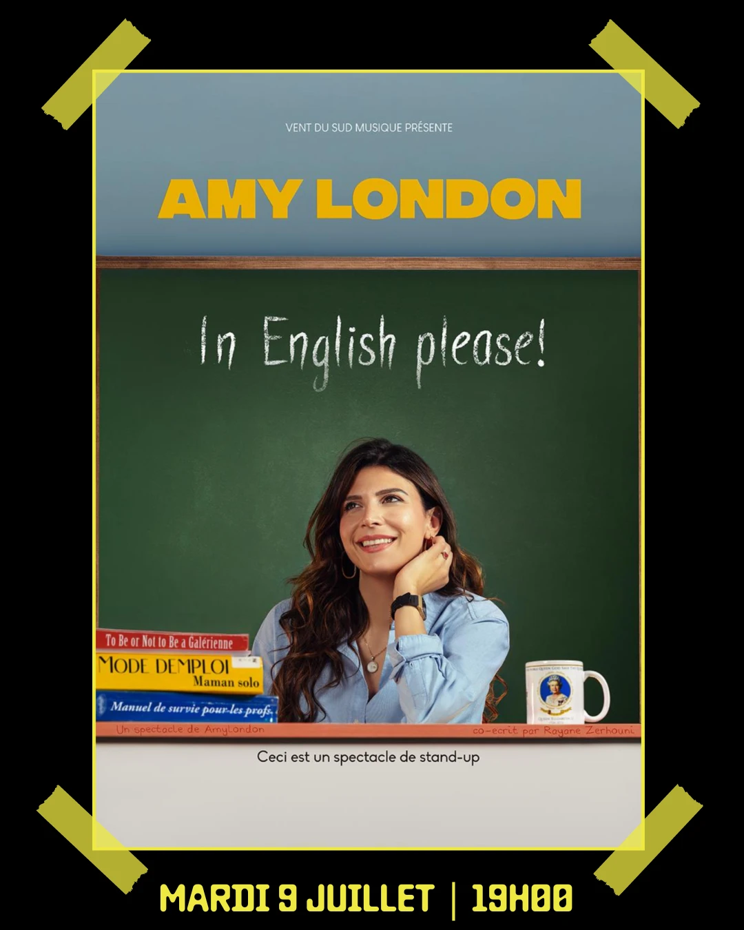Spectacle Amy London - In English Please ! Cover