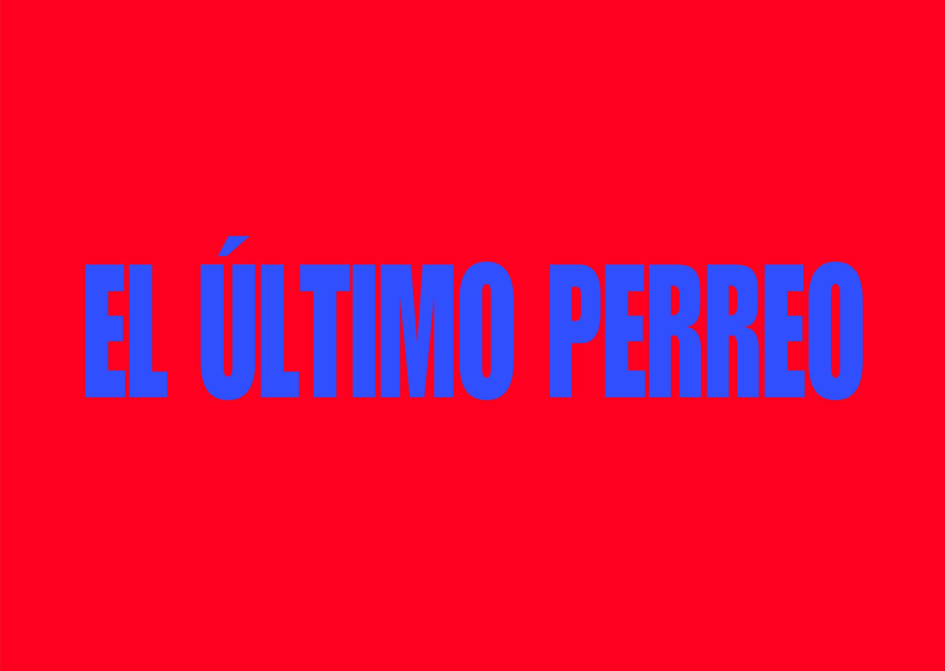 El Ultimo Perreo Cover