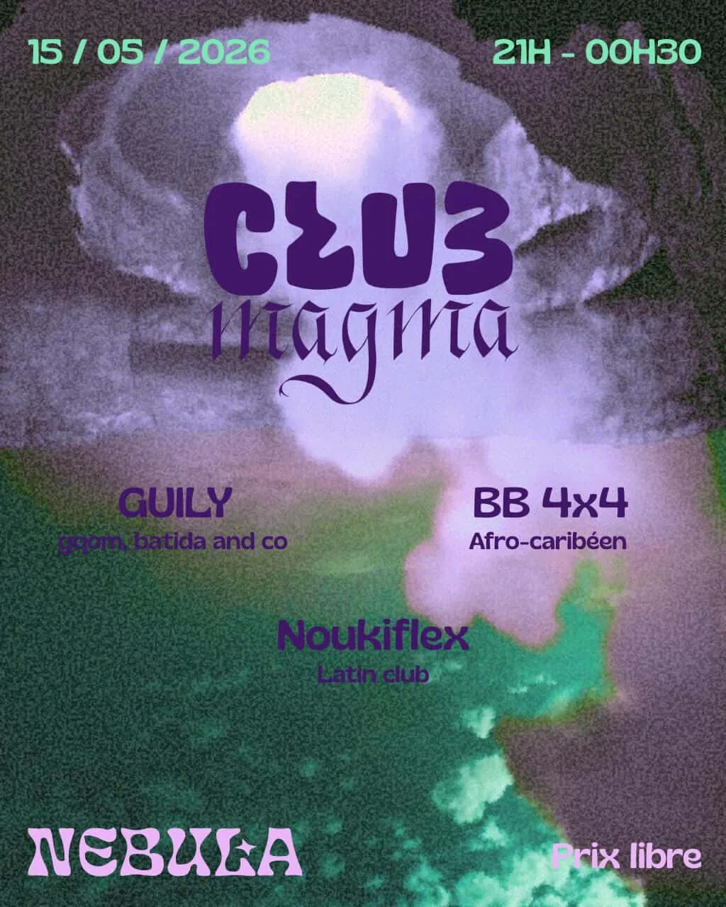 Club Magma X Nebula Cover