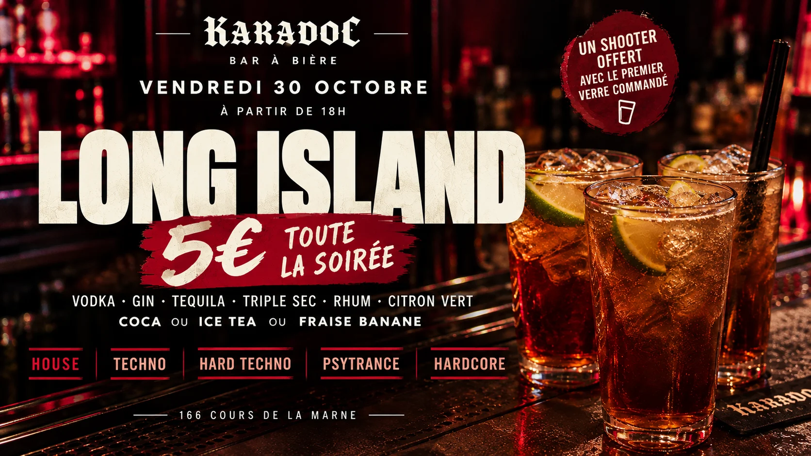 Friday Night – Long Island 5€ Cover