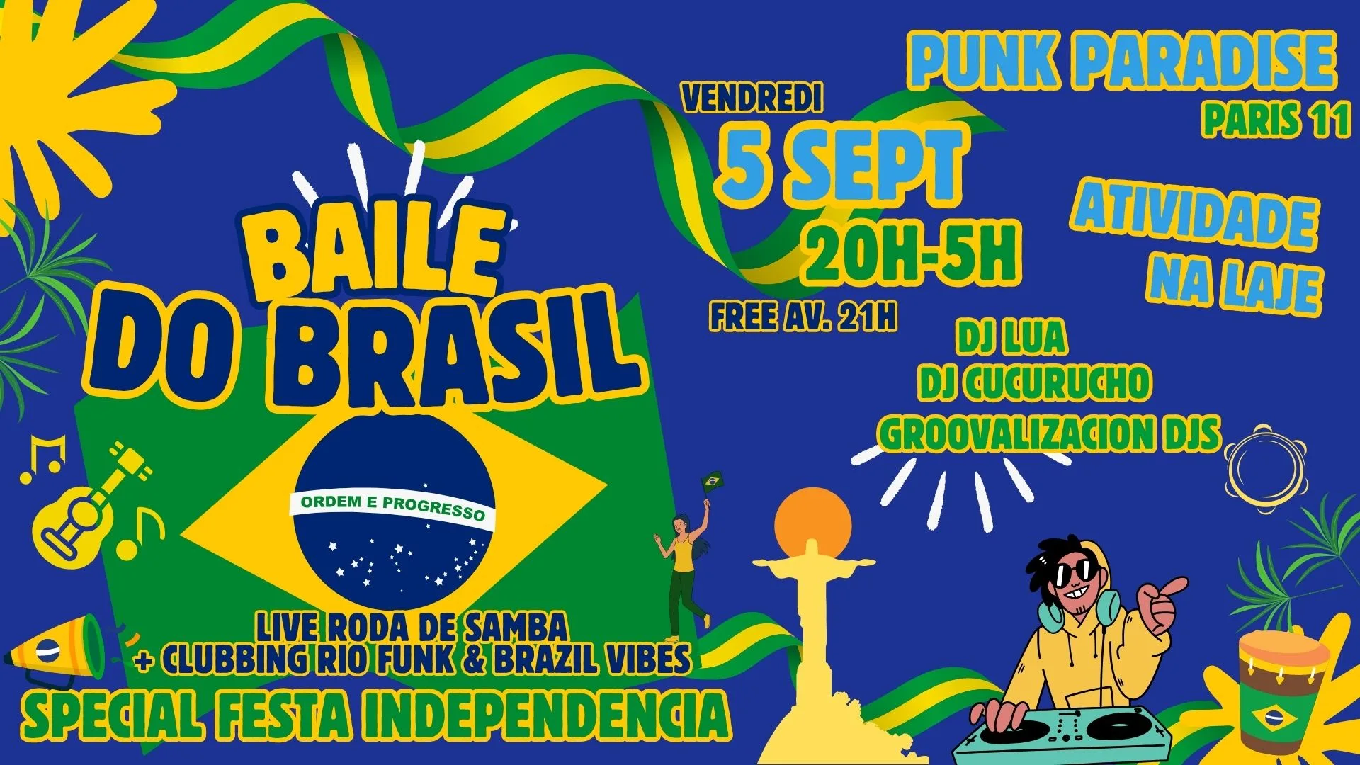 Baile Do Brasil Spécial Dia Da Independencia Live & Clubbing Cover
