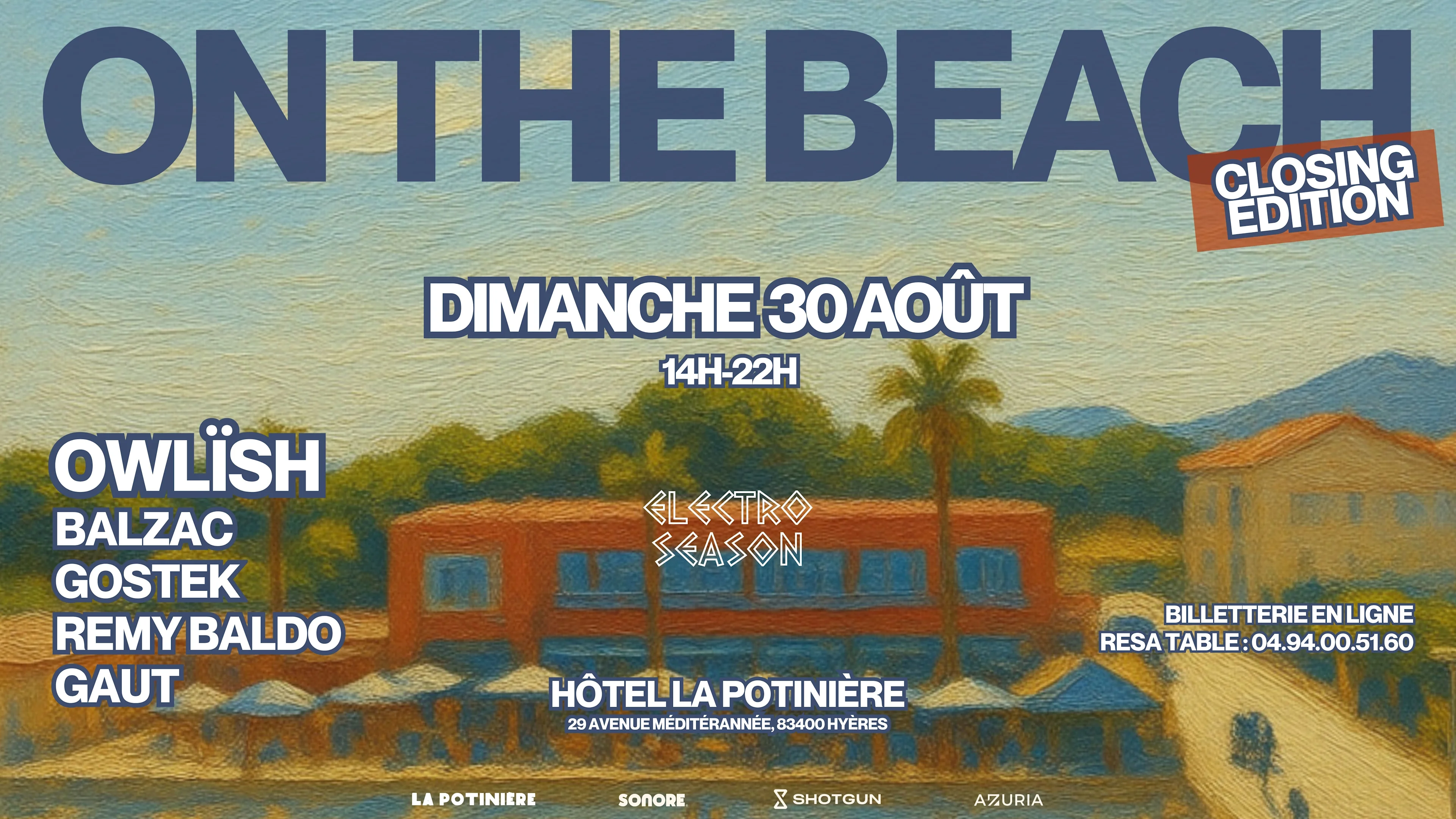 Electro Season Summer Closing X La Potinière Cover