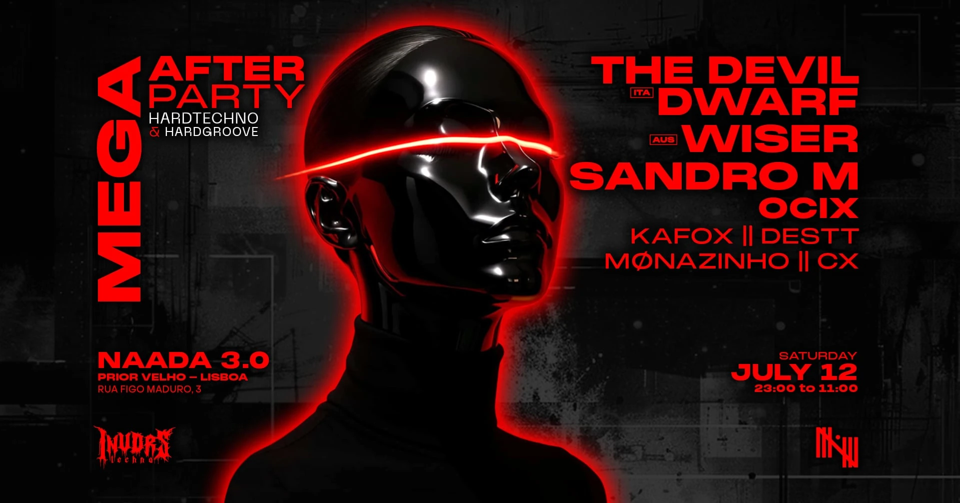 The Devil Dwarf , Sandro M & Wiser. Mega After Party Cover