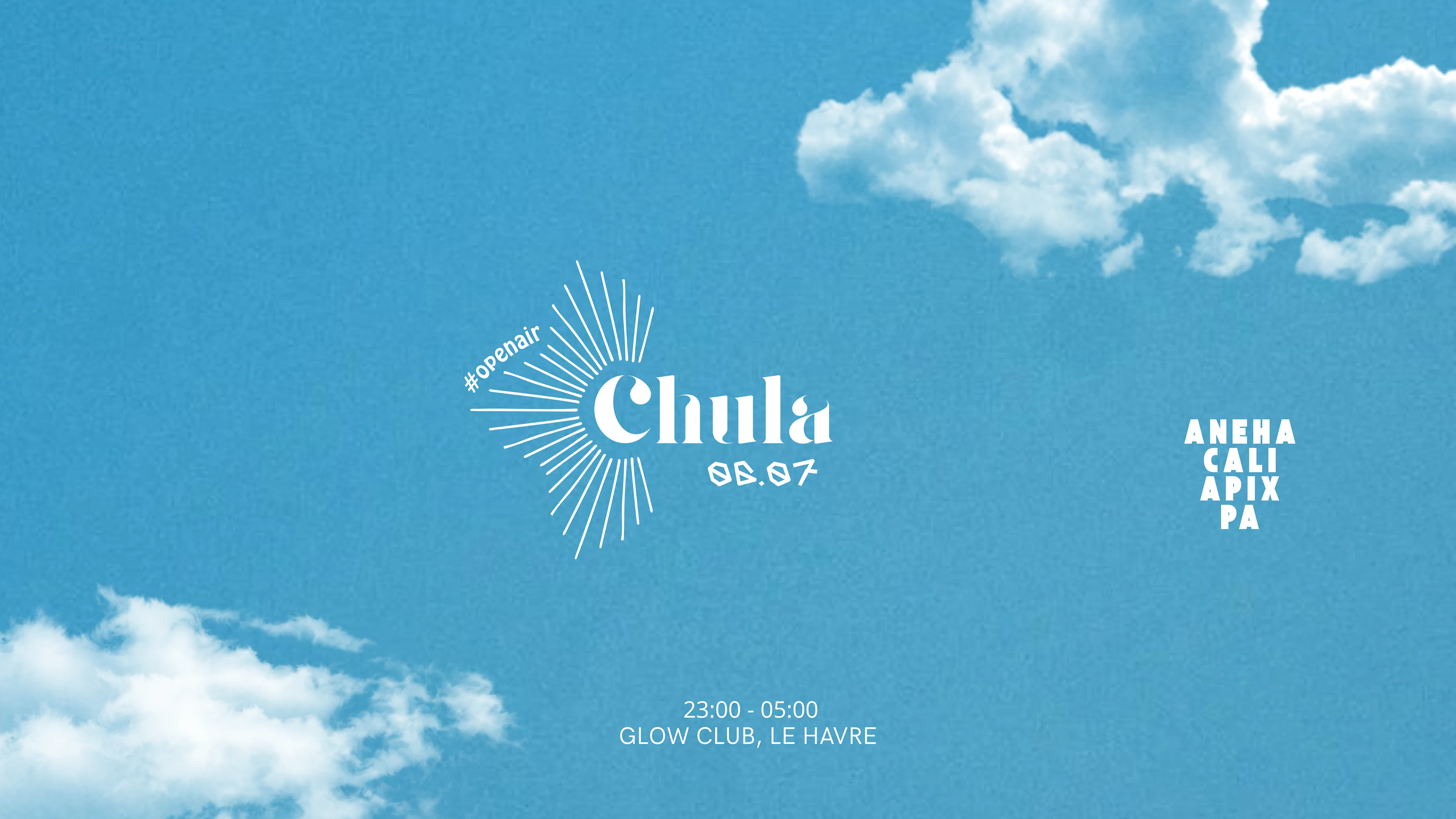 Chula 06.07 Open Air X Glow Club Cover