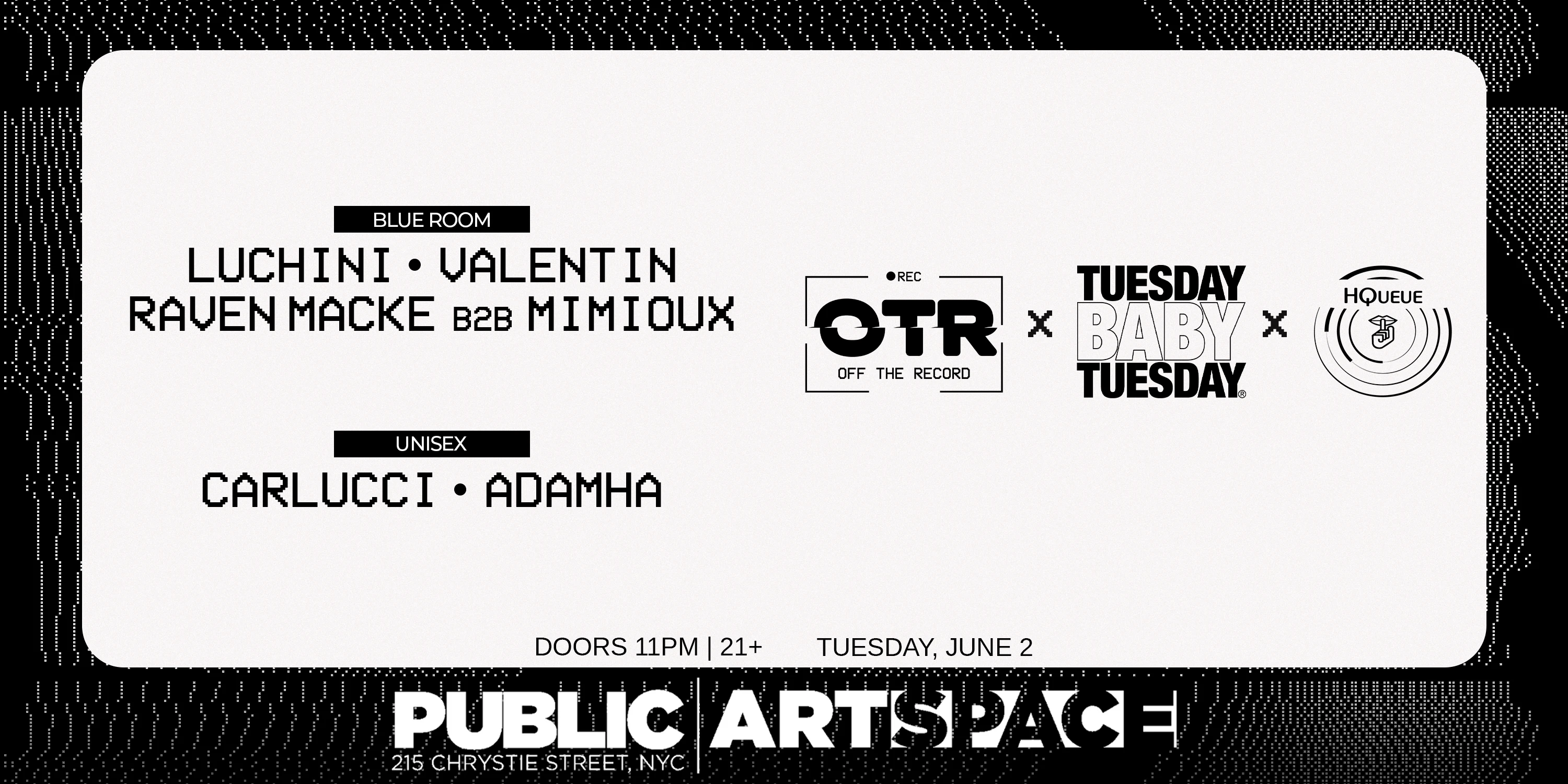 Off The Record Tuesday Sessions At Public Hotel 060226 Cover