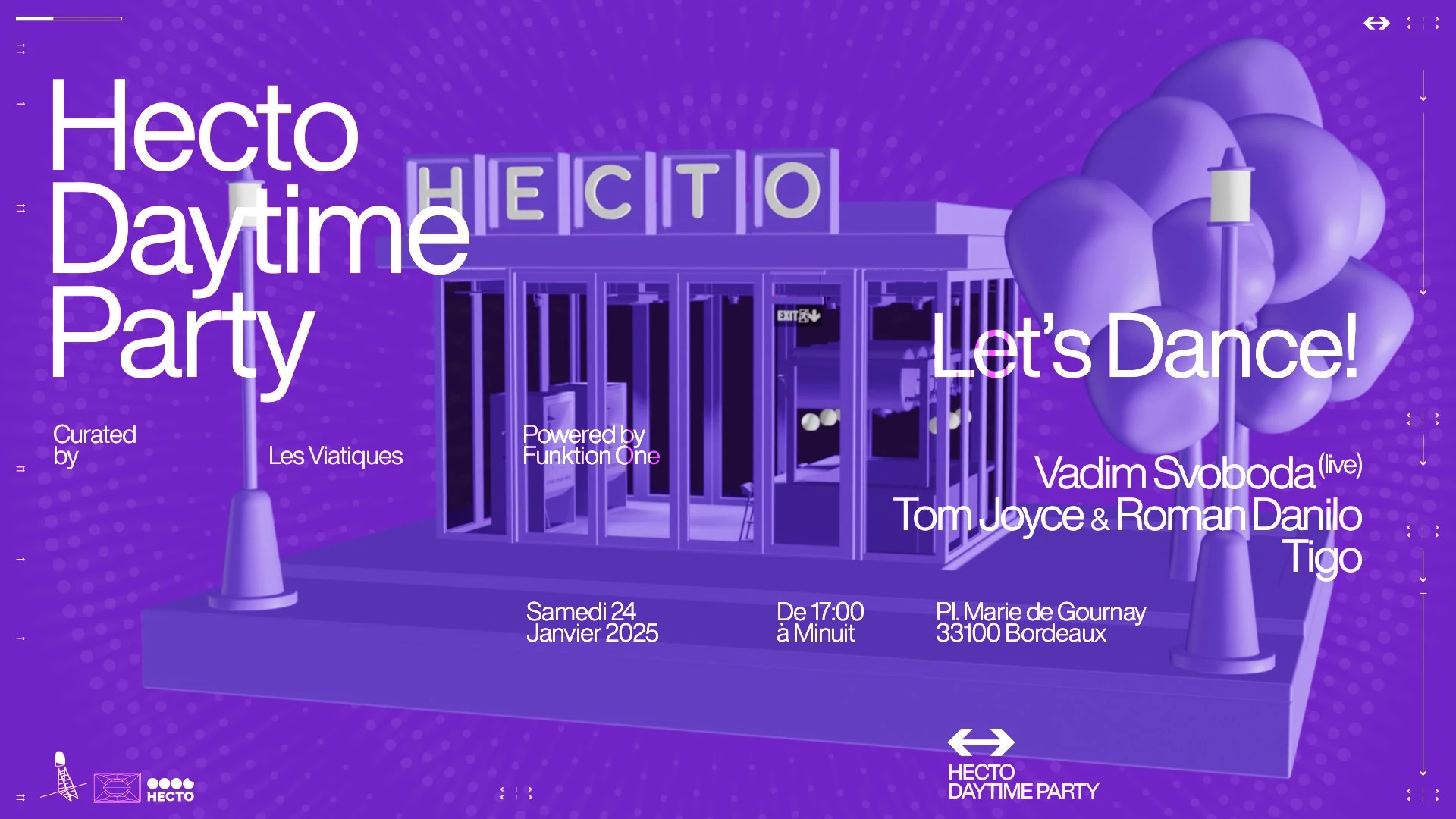 Les Viatiques • Hecto Daytime Party Cover